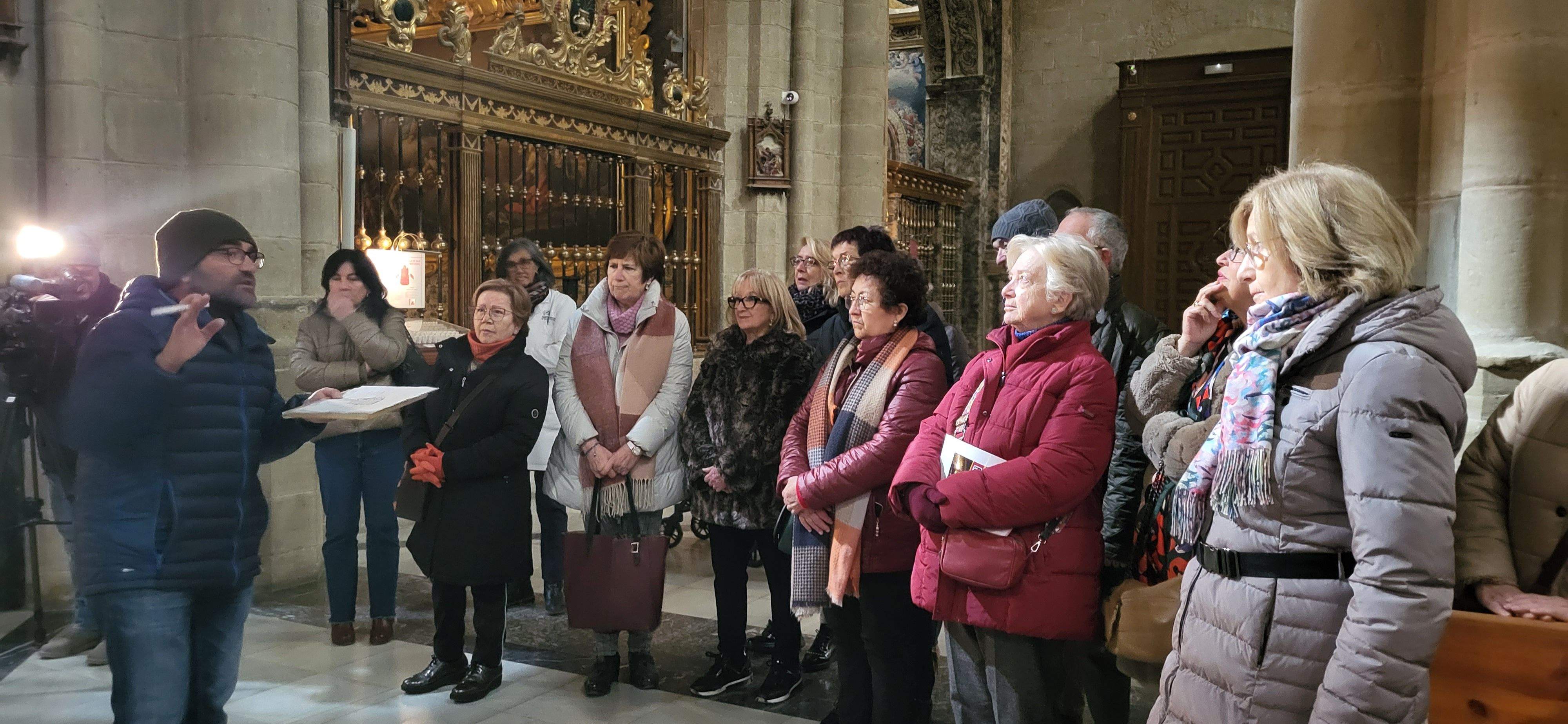 Asoleo en la capital de San Joaquín de la Catedral de Huesca. Foto: Mercedes Manterola