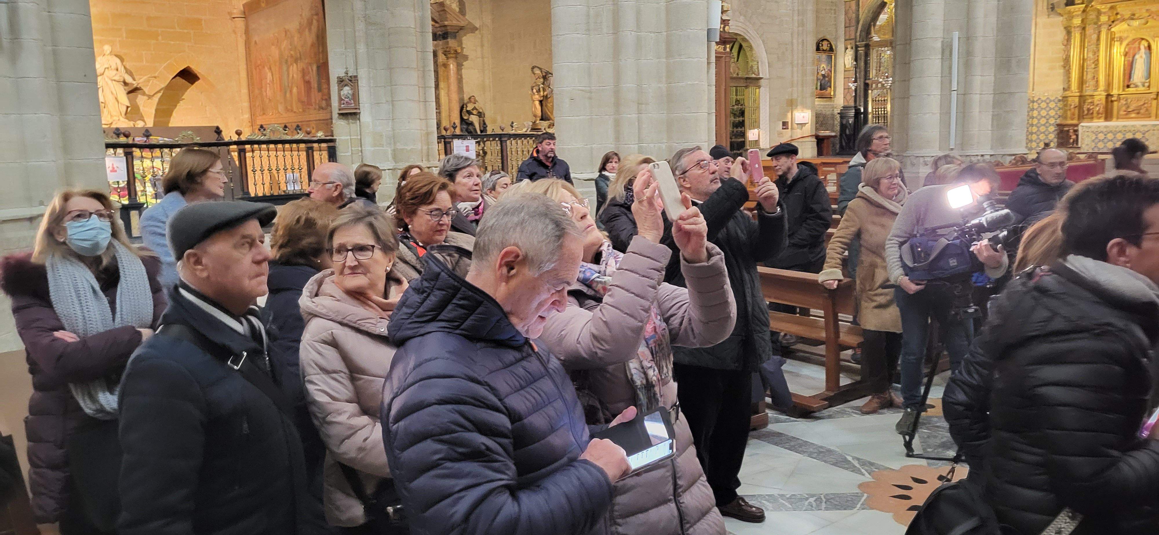 Asoleo en la capital de San Joaquín de la Catedral de Huesca. Foto: Mercedes Manterola