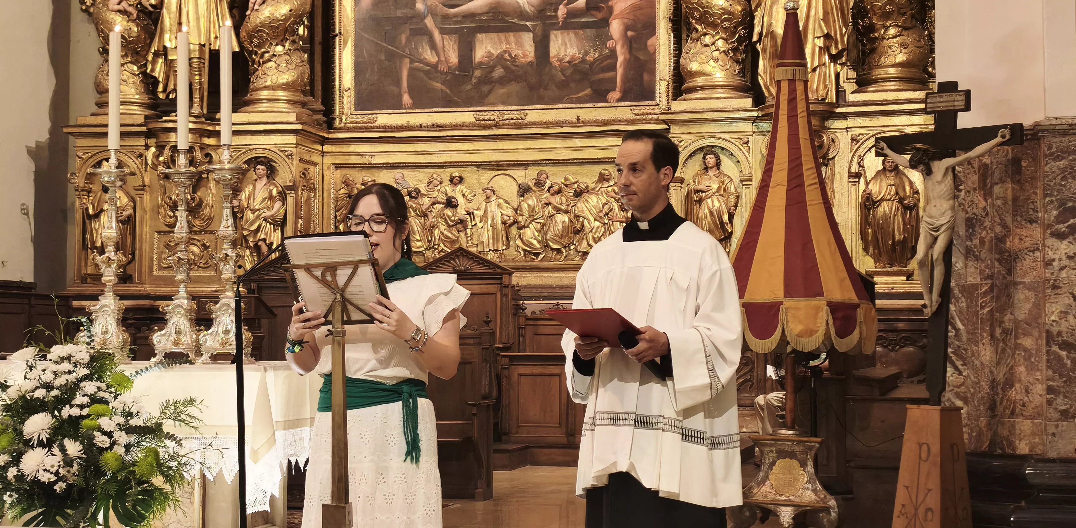 Solemnes Completas en la Real y Parroquial Basílica de San Lorenzo. Foto María José Sampietro 