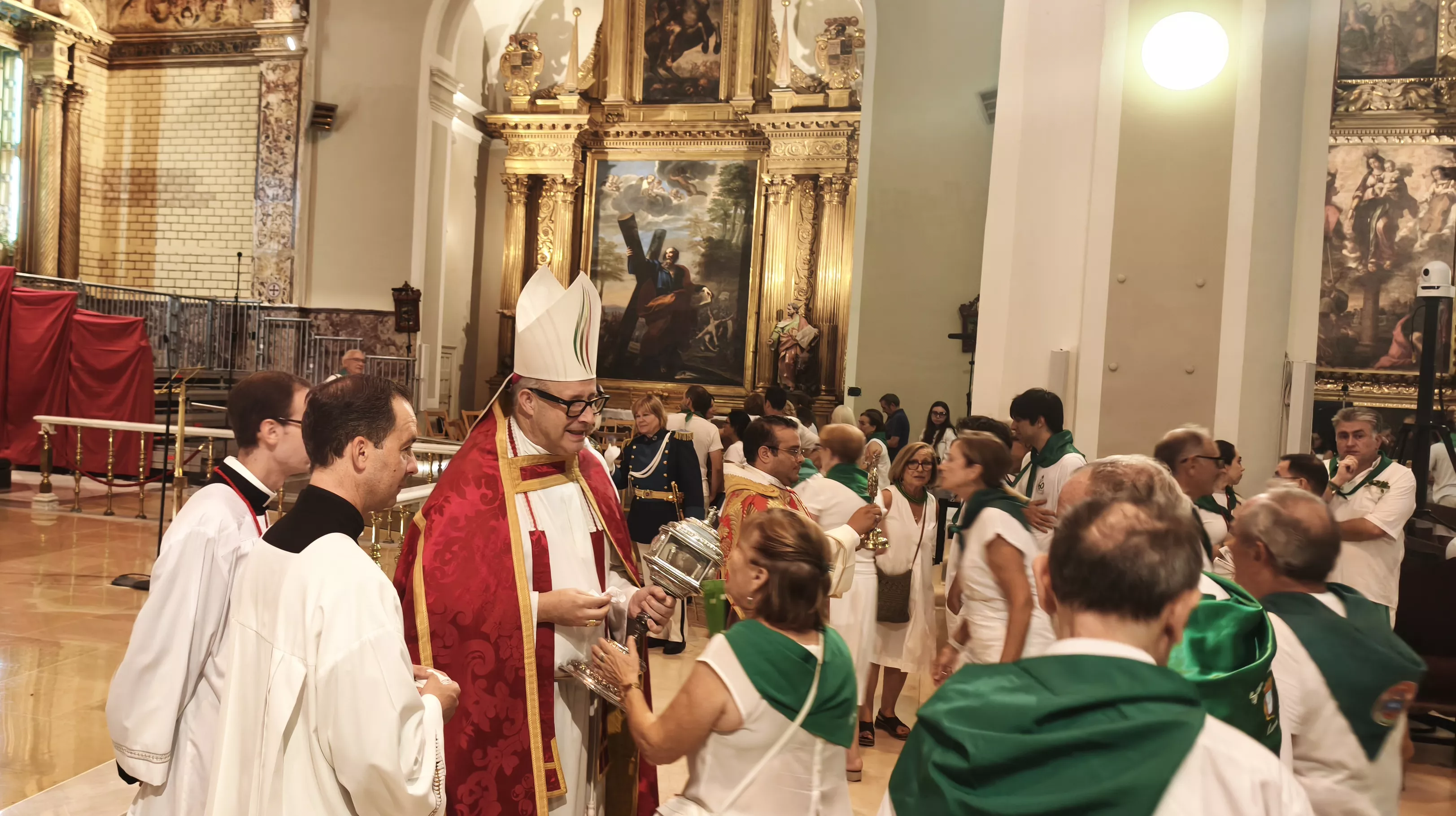Solemnes Completas en la Real y Parroquial Basílica de San Lorenzo. Foto María José Sampietro 