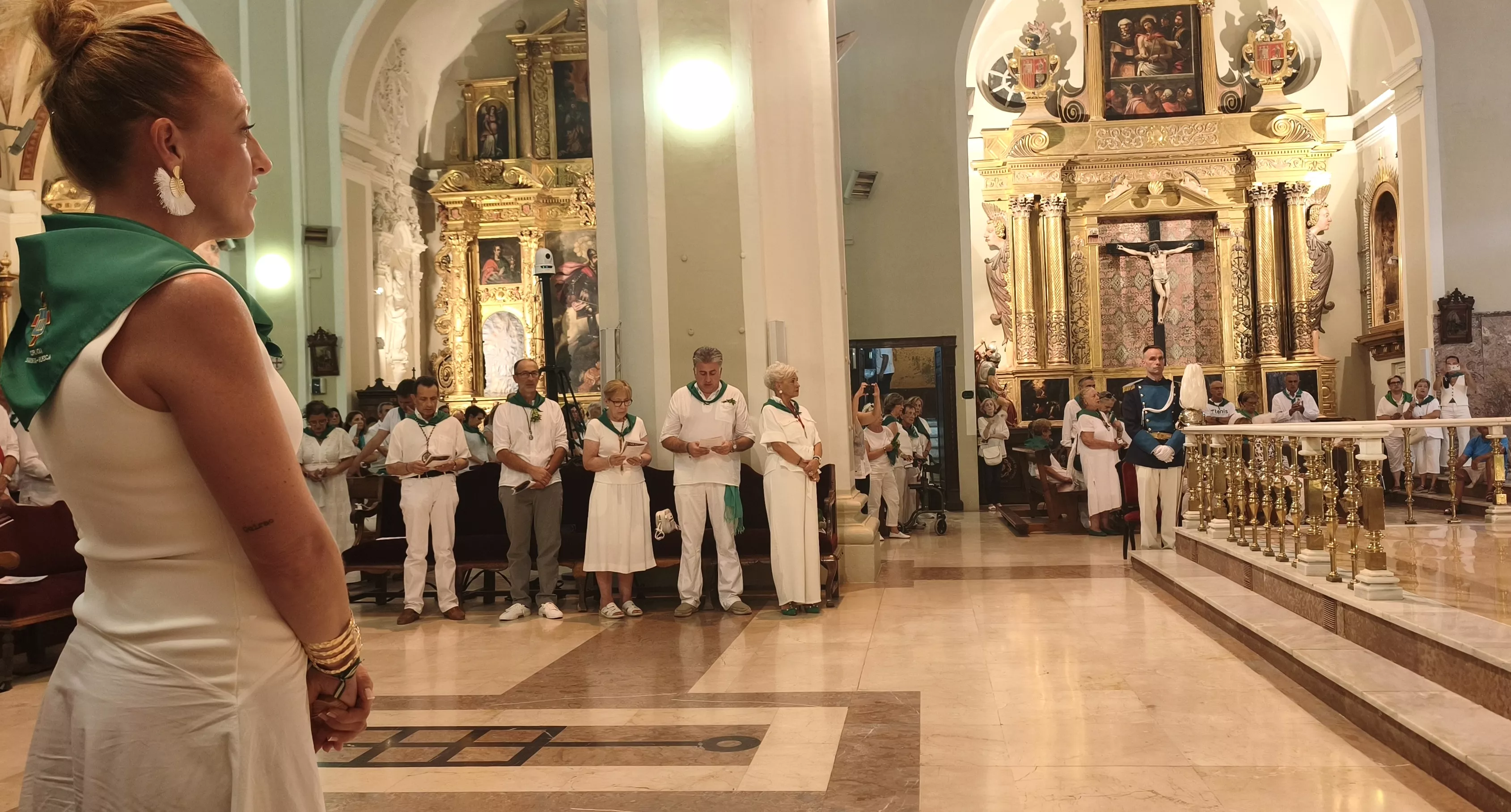 Solemnes Completas en la Real y Parroquial Basílica de San Lorenzo. Foto María José Sampietro 