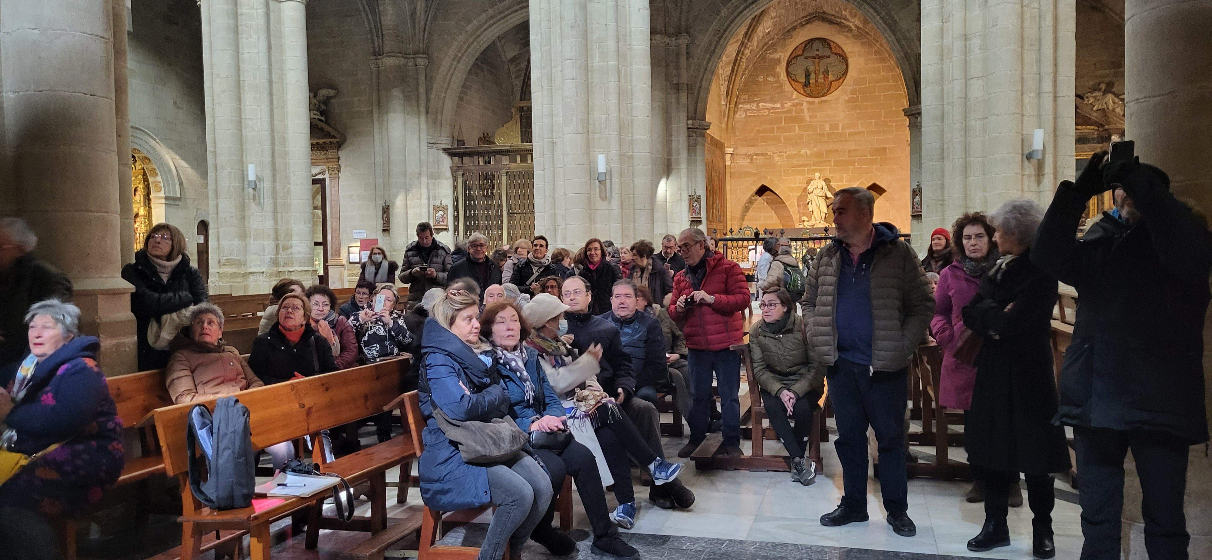 Asoleo en la capital de San Joaquín de la Catedral de Huesca. Foto: Mercedes Manterola