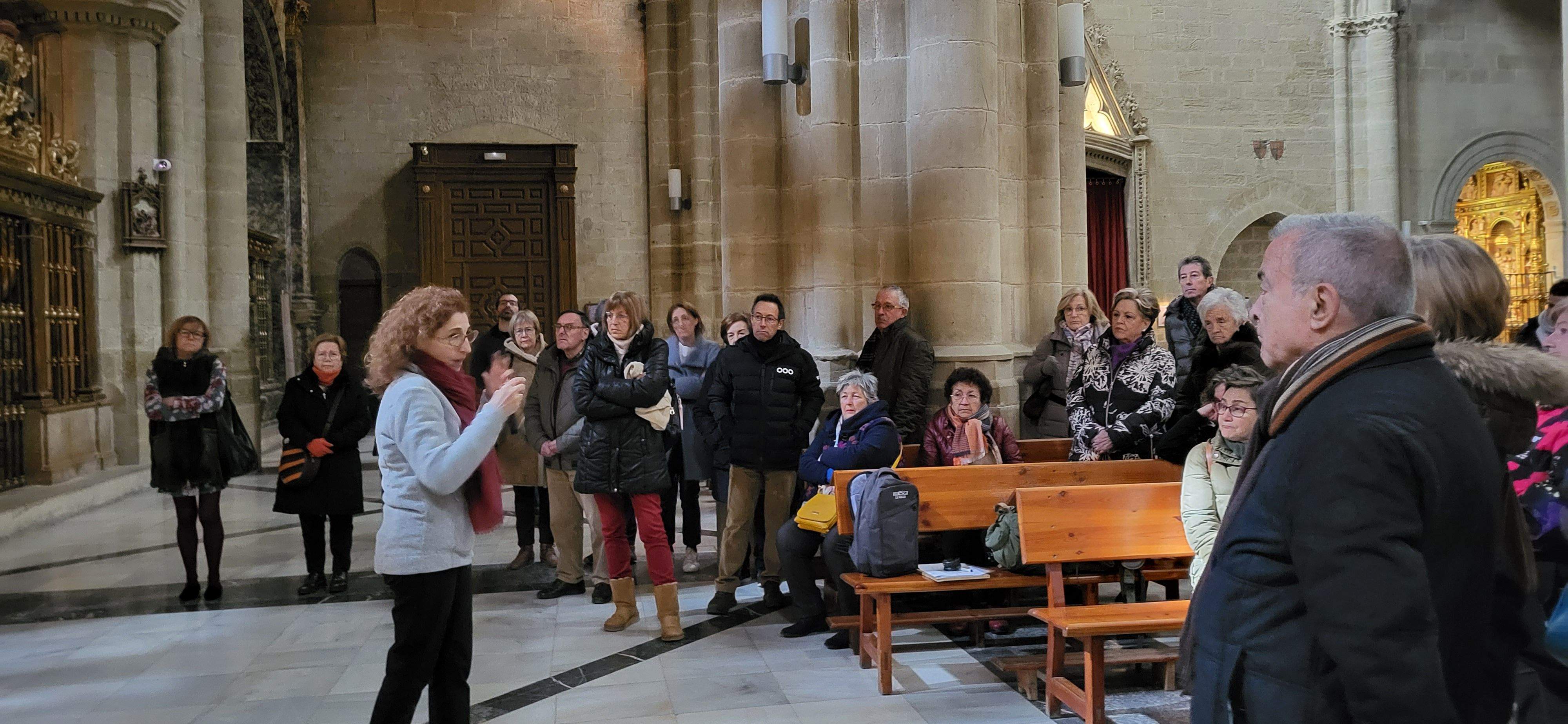 Asoleo en la capital de San Joaquín de la Catedral de Huesca. Foto: Mercedes Manterola