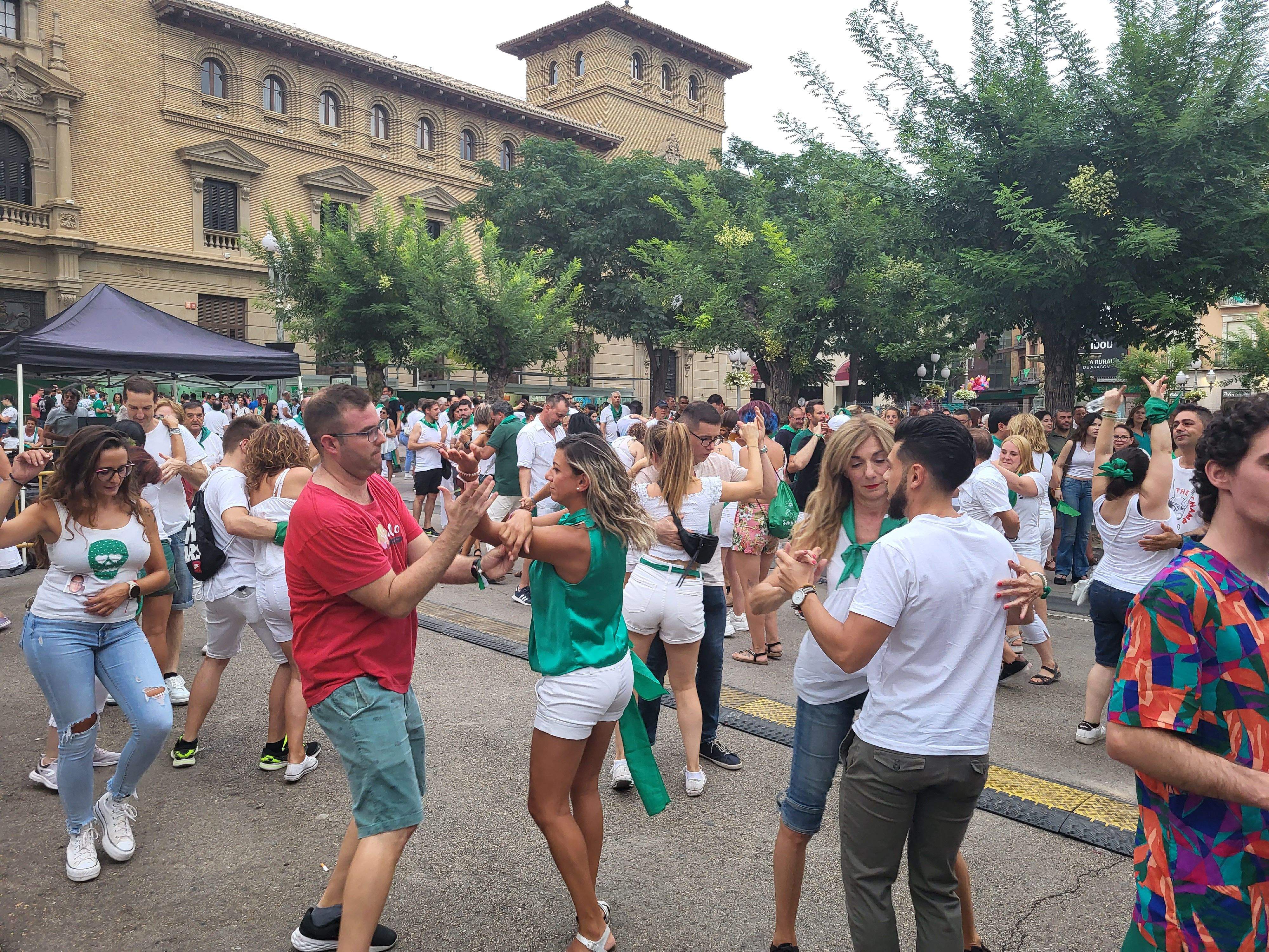 SalSanlorenzo en la plaza de Navarra. Foto Myriam Martínez 