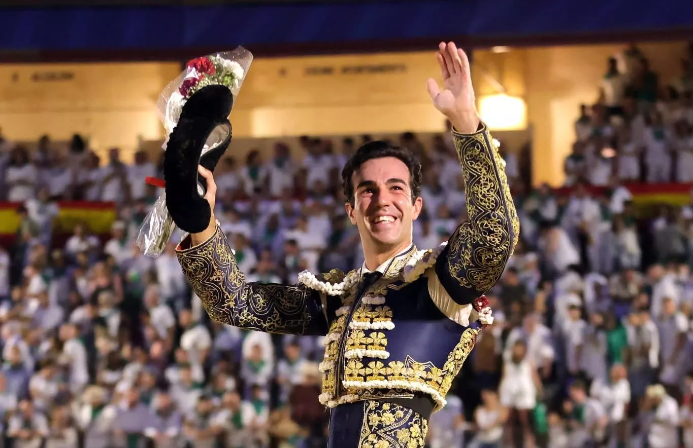 Tomás Rufo, el triunfador de la pasada feria: "He conectado mucho con Huesca". Foto: Tauroemoción