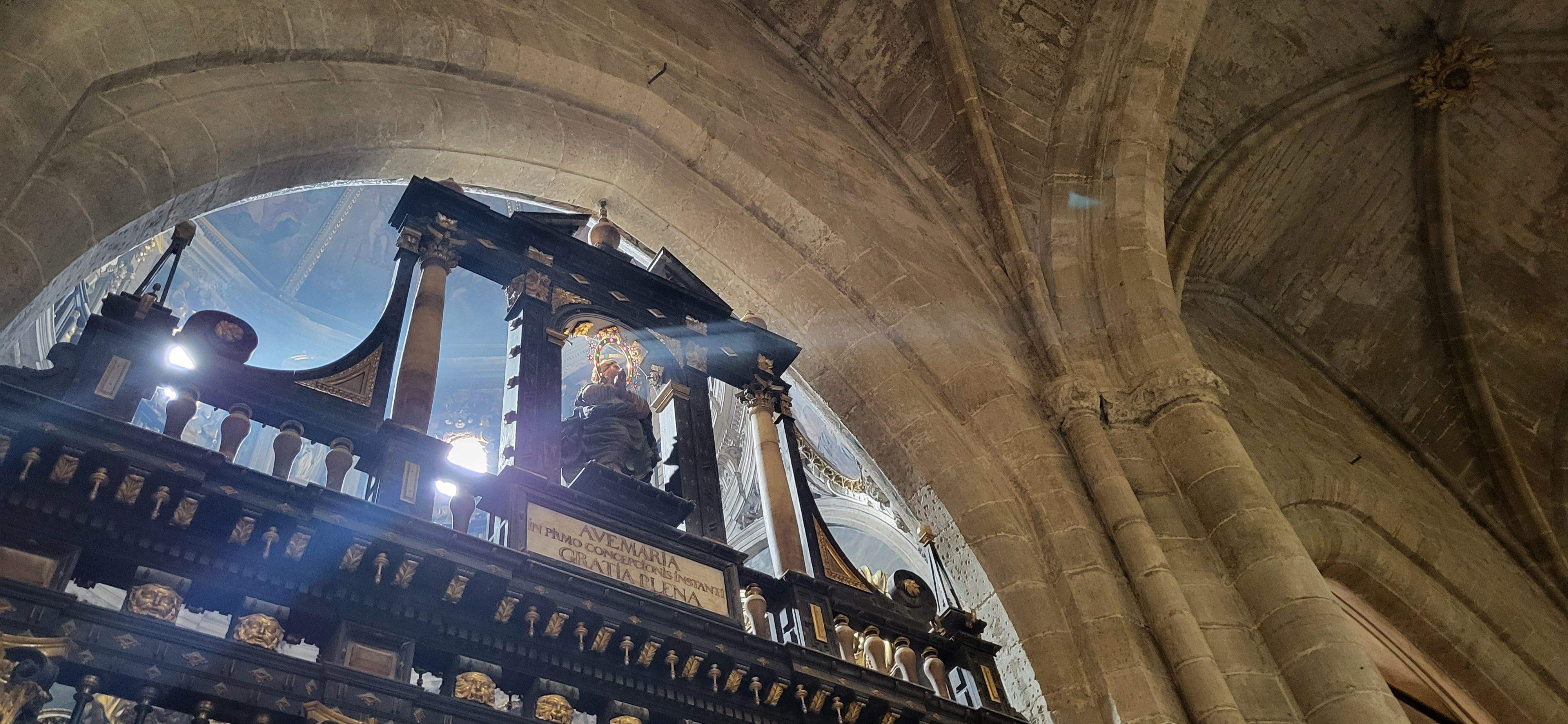 Asoleo en la capilla de San Joaquín de la Catedral de Huesca. Foto: Mercedes Manterola