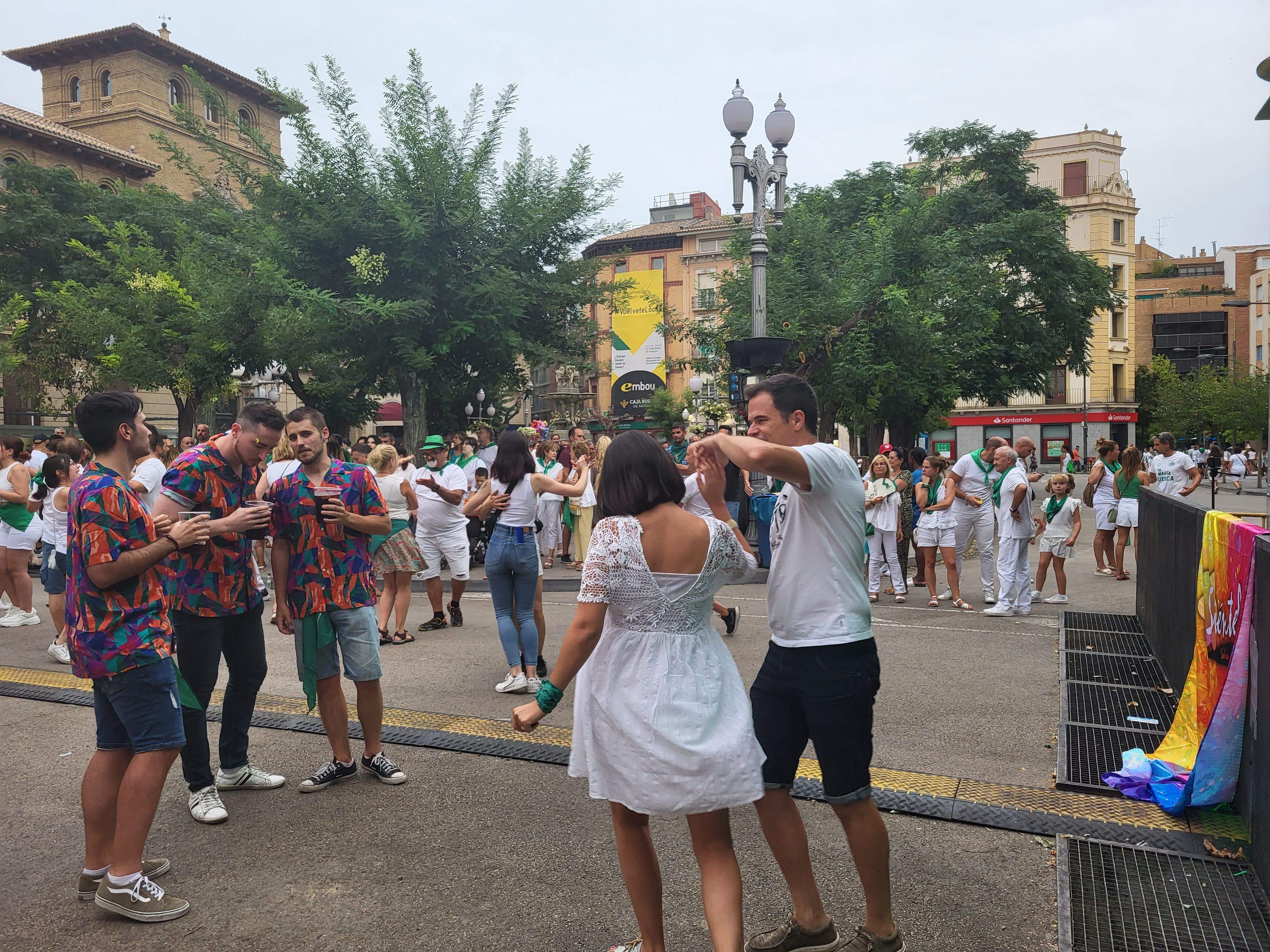 SalSanlorenzo en la plaza de Navarra. Foto Myriam Martínez 