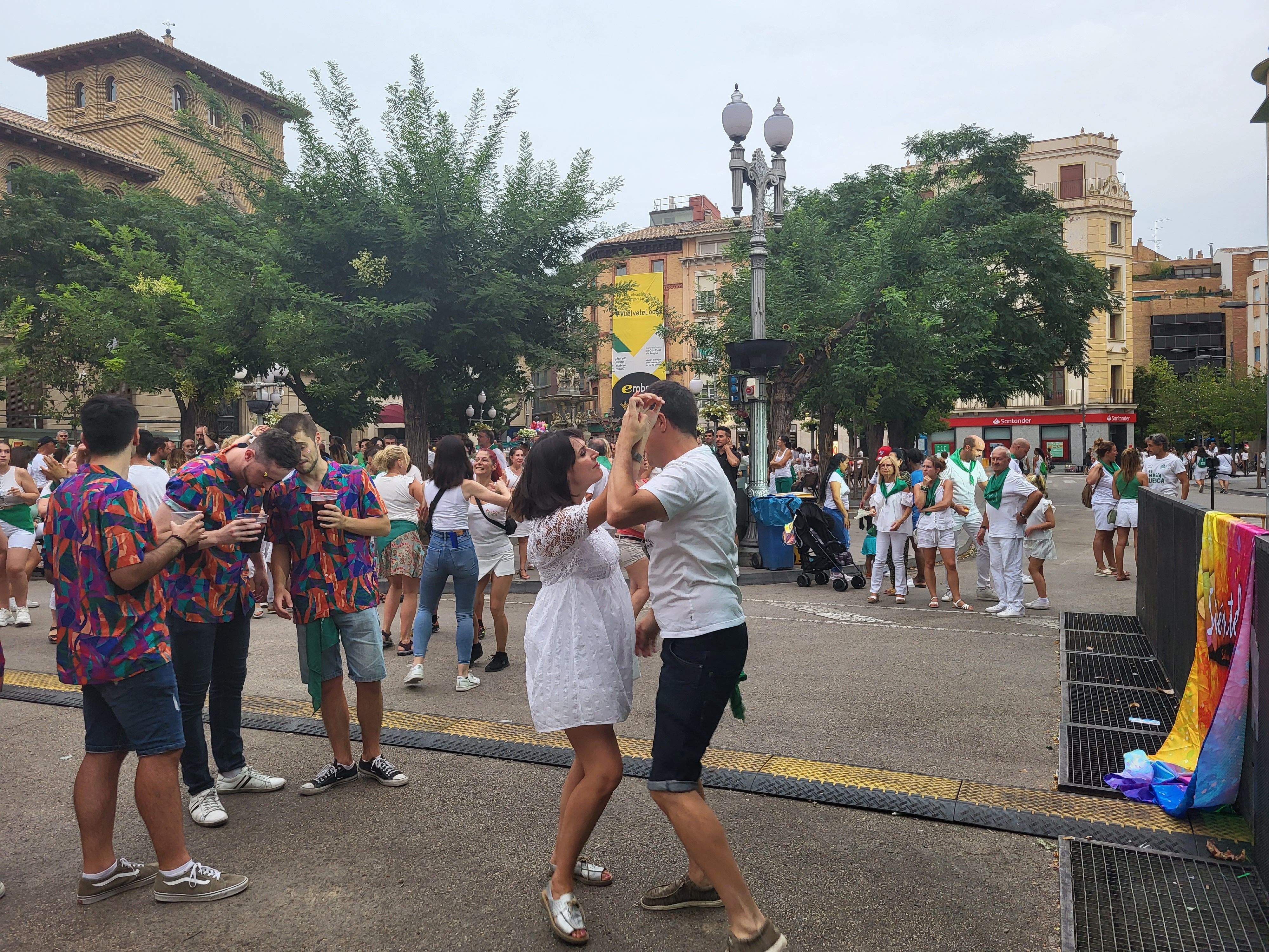 SalSanlorenzo en la plaza de Navarra. Foto Myriam Martínez 