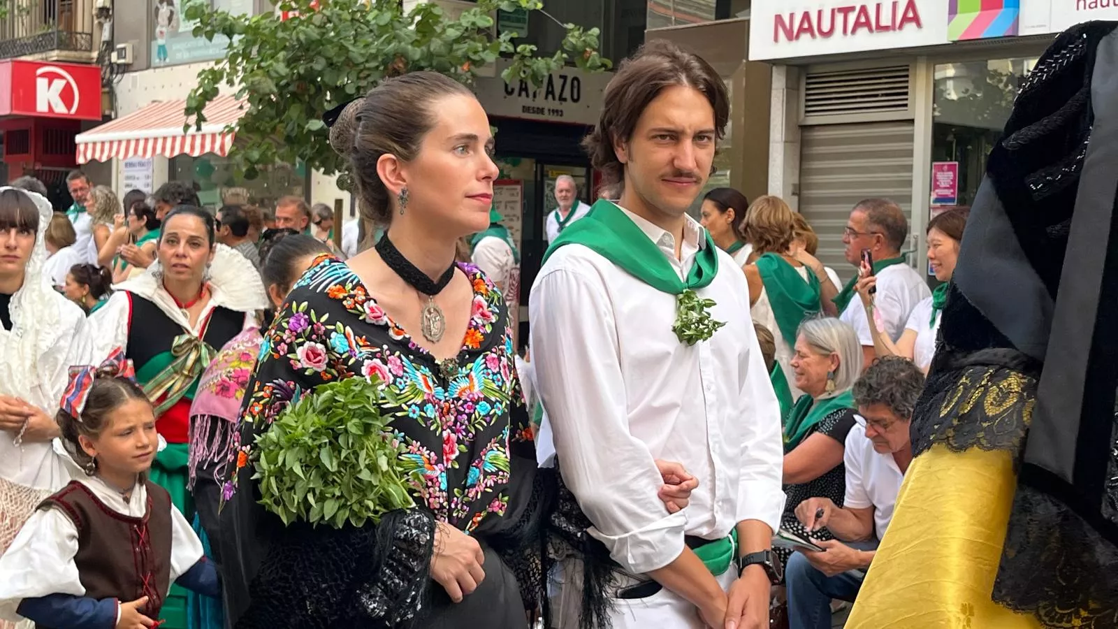 Procesión de San Lorenzo por las calles de Huesca. Foto Mercedes Manterola