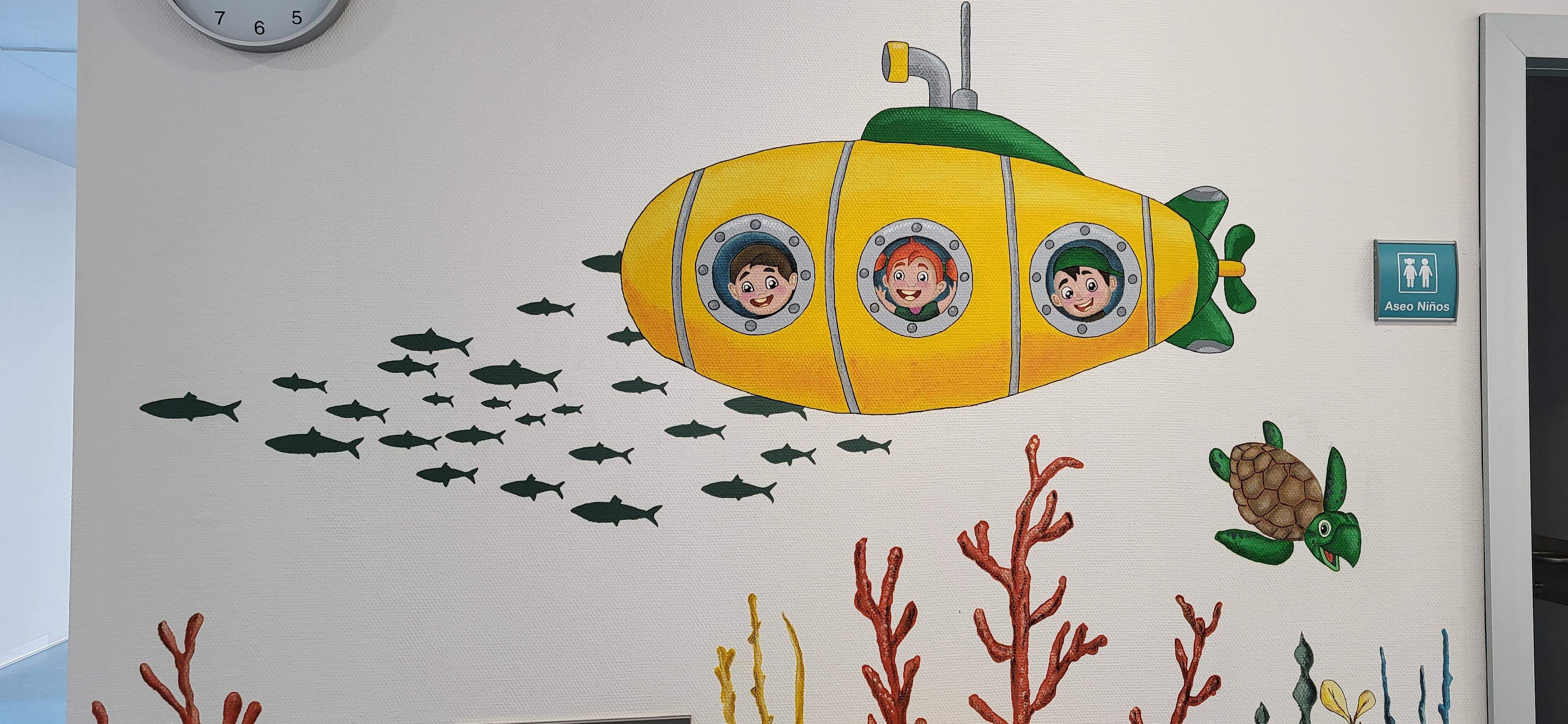 Sala de espera de las urgencias pediátricas del Hospital Universitario San Jorge de Huesca. Foto Myriam Martínez