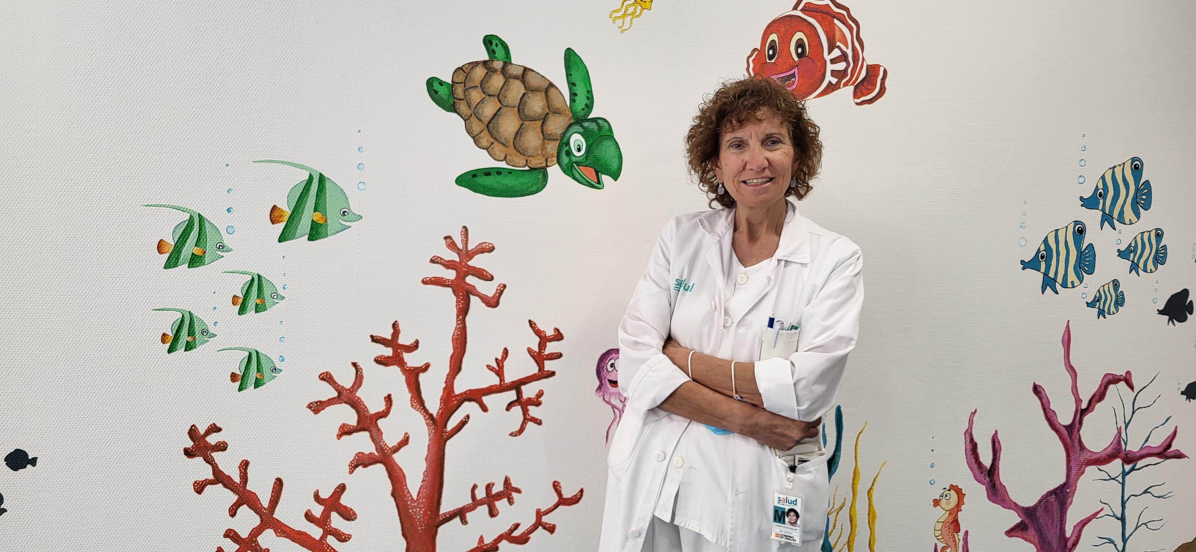 María José Calvo. Las urgencias del Hospital San Jorge se llenan de peces de colores. Foto Myriam Martínez