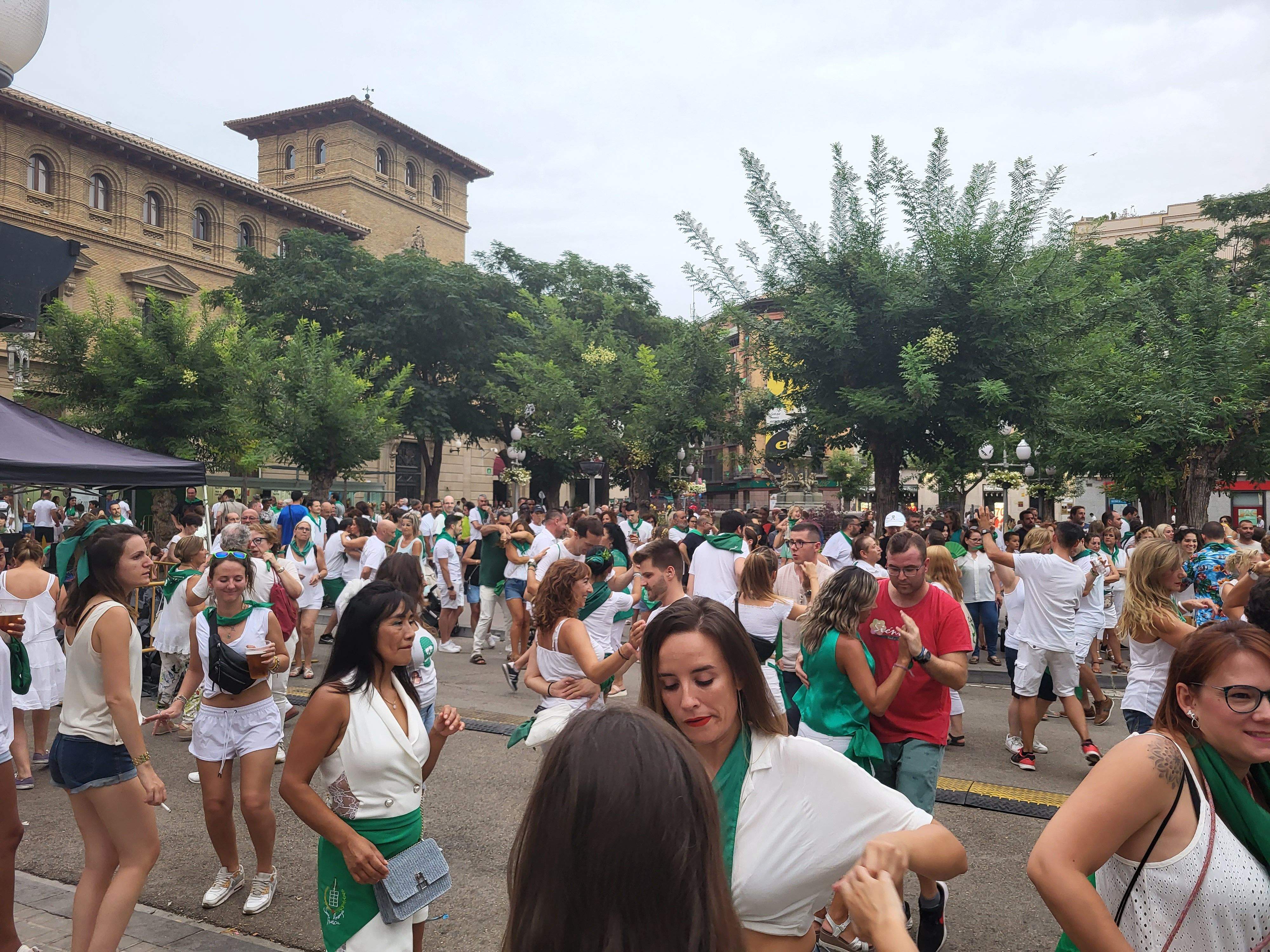 SalSanlorenzo en la plaza de Navarra. Foto Myriam Martínez 