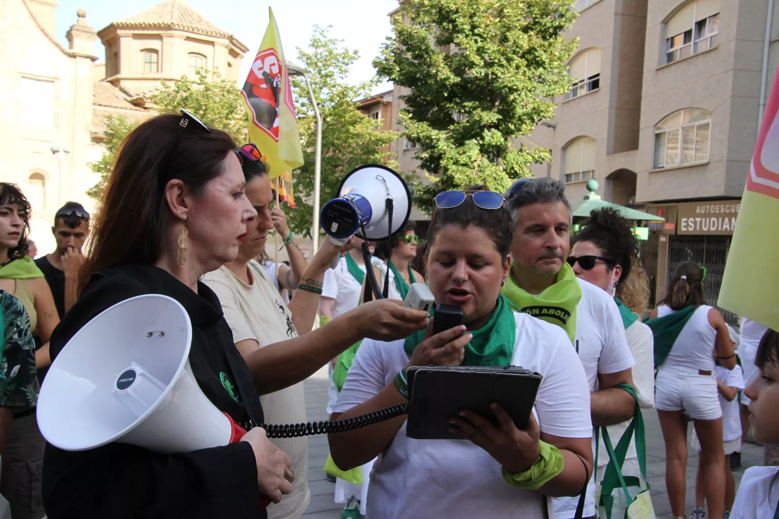 Concentración contra la tauromaquia. Foto Carlos Neofato