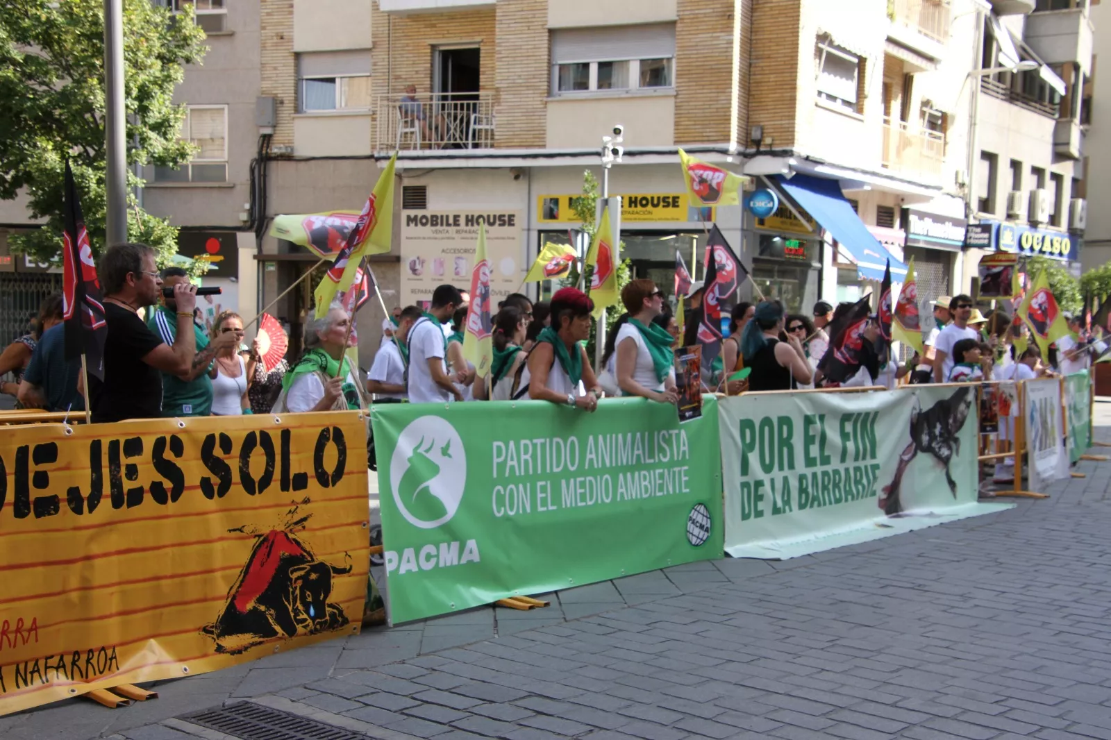 Concentración contra la tauromaquia. Foto Carlos Neofato
