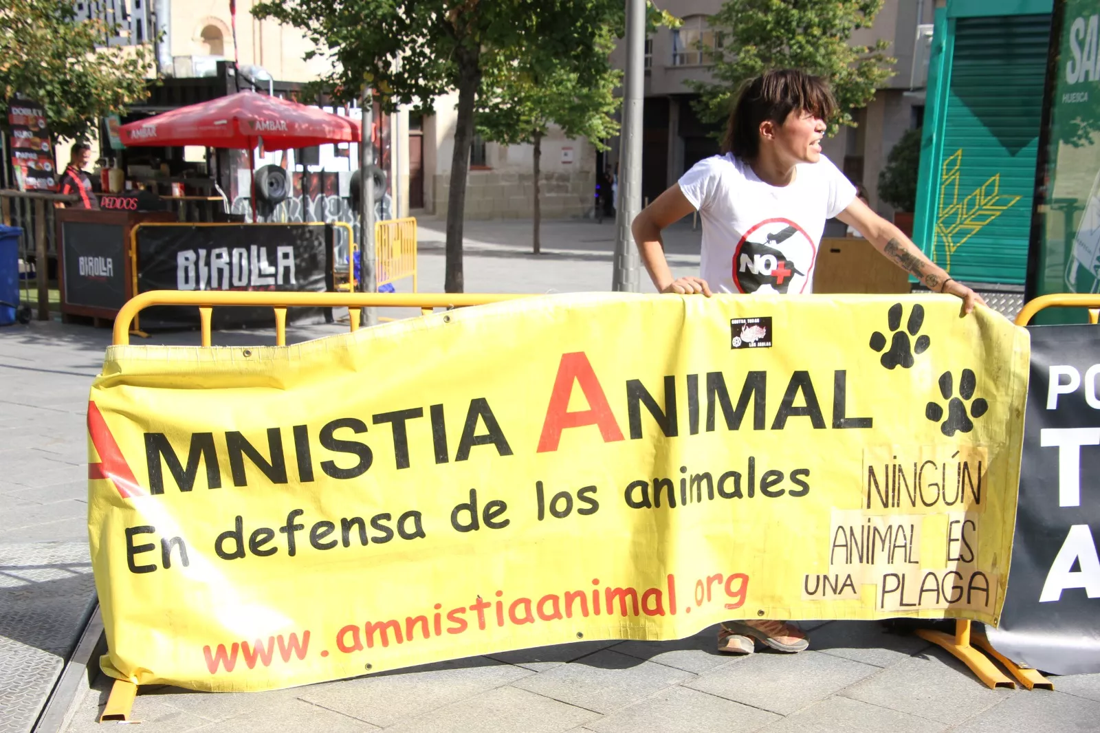 Concentración contra la tauromaquia. Foto Carlos Neofato