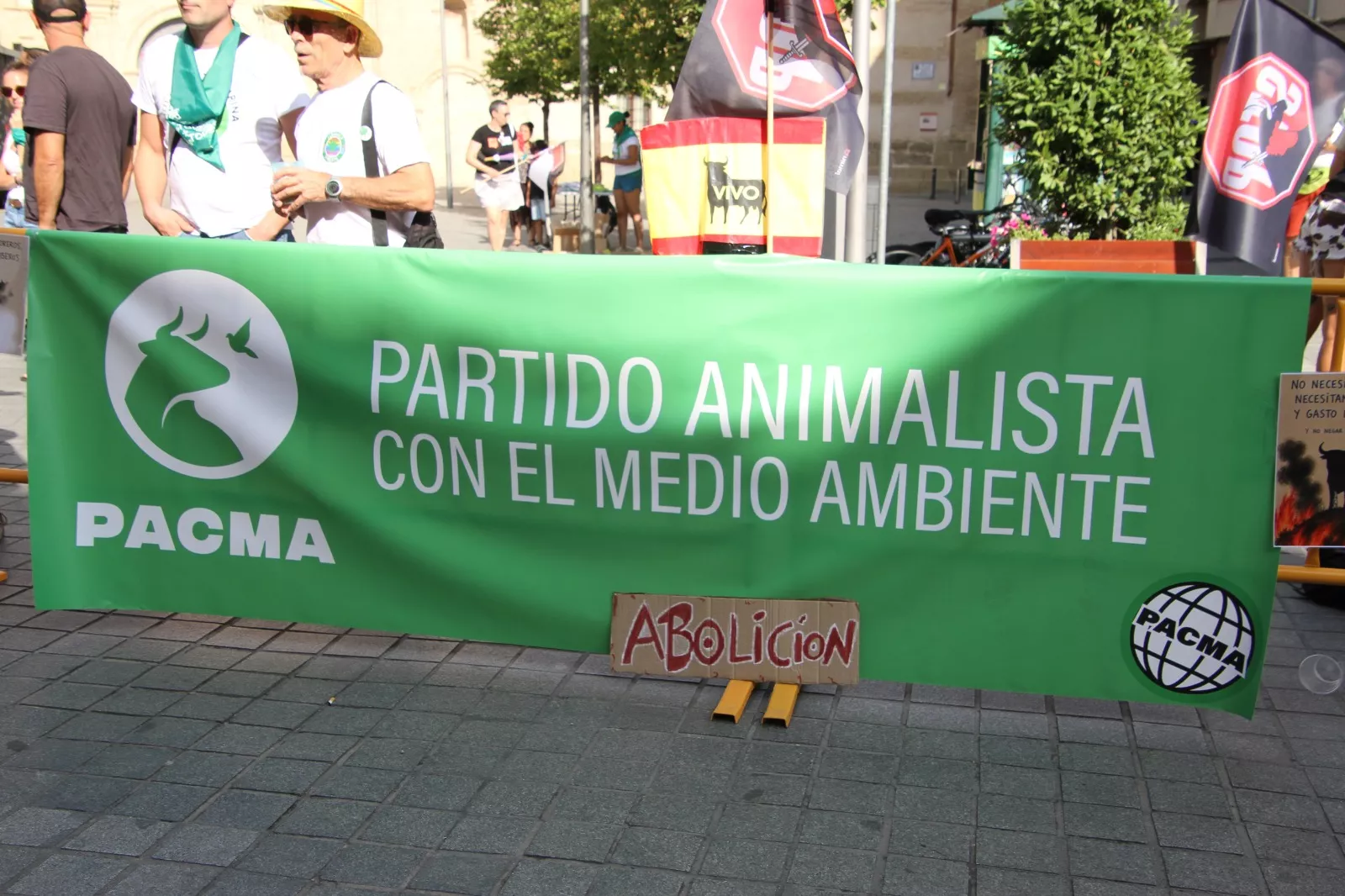 Concentración contra la tauromaquia. Foto Carlos Neofato
