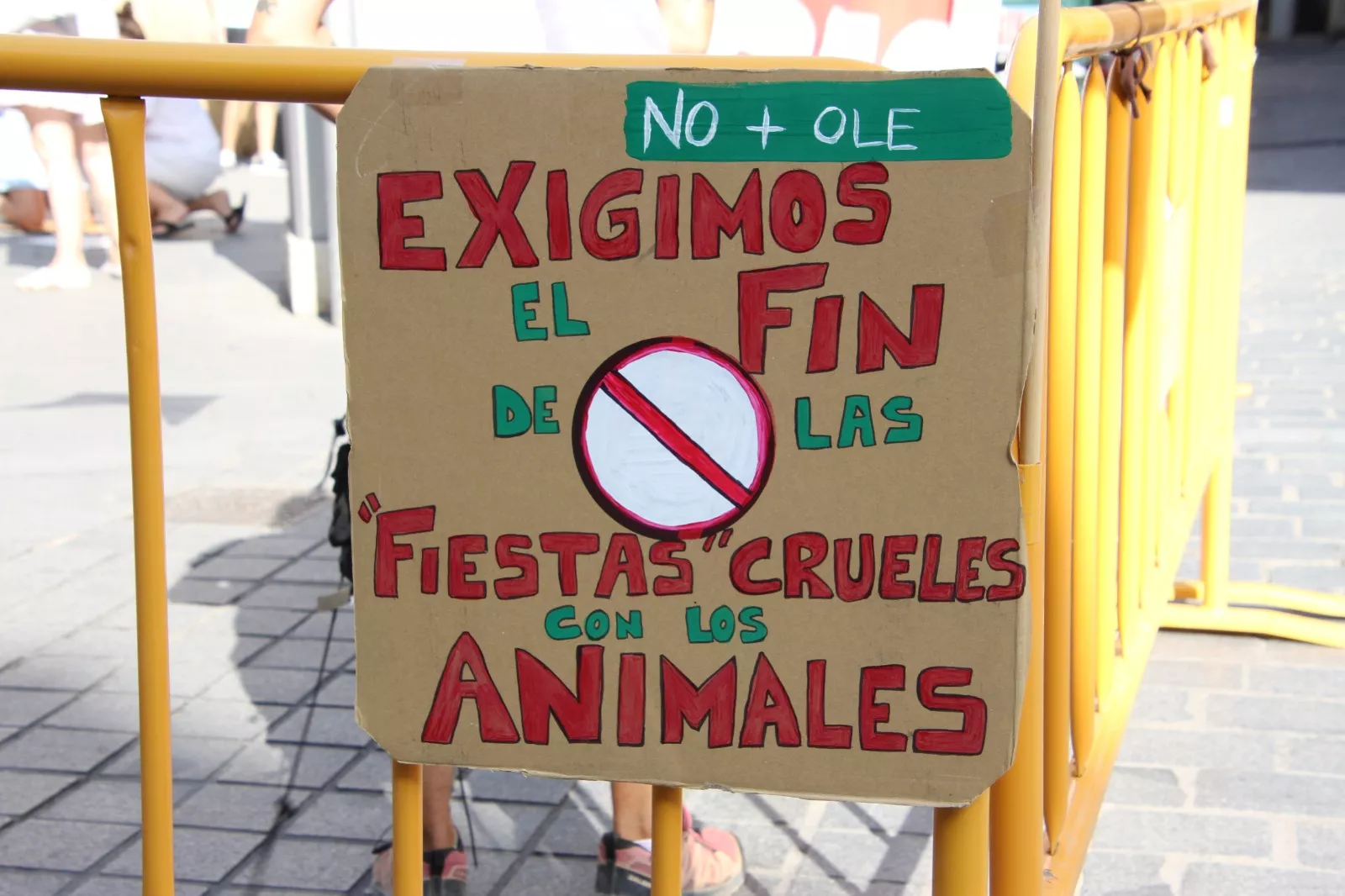 Concentración contra la tauromaquia. Foto Carlos Neofato