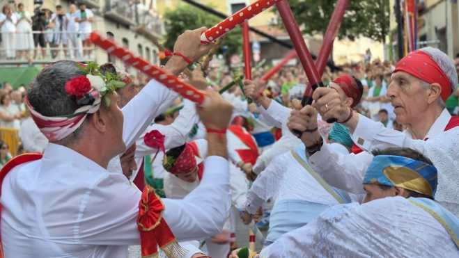 Último baile del danzante José Luis Ramos. Foto Myriam Martínez