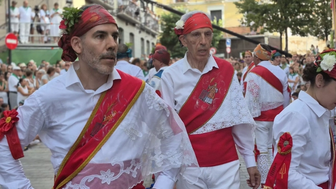 Último baile del danzante José Luis Ramos. Foto Myriam Martínez