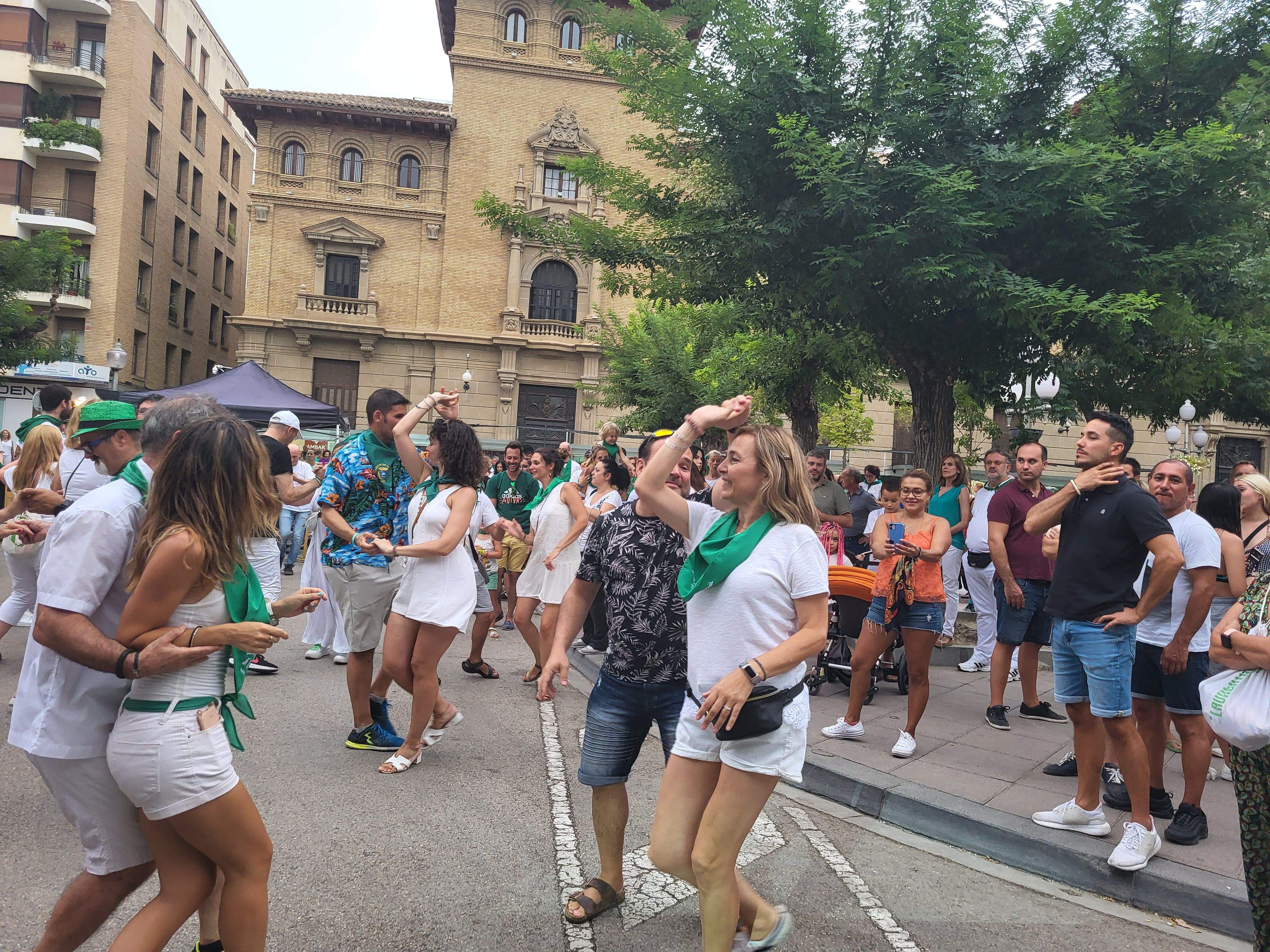 SalSanlorenzo en la plaza de Navarra. Foto Myriam Martínez 