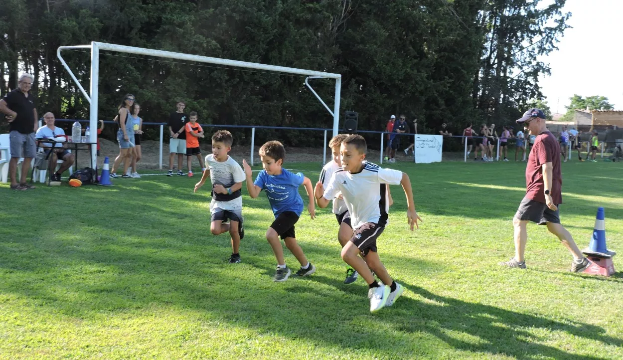 Salida de los niños de 8 y 9 años