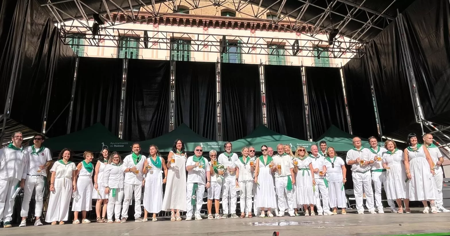 Fiesta del Mercado con homenaje a Javier Zamora. Foto Mercedes Manterola