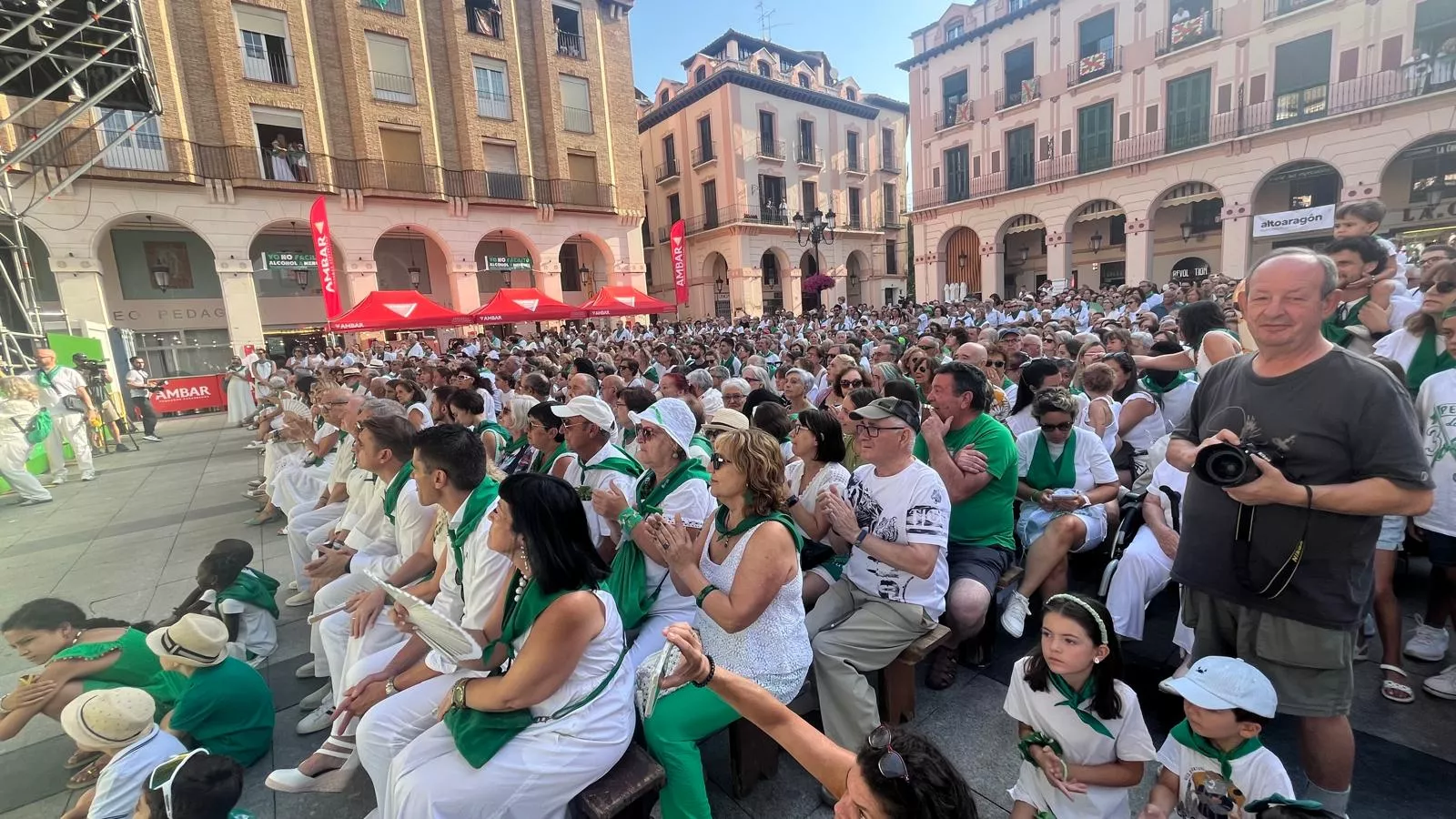 Fiesta del Mercado con homenaje a Javier Zamora. Foto Mercedes Manterola