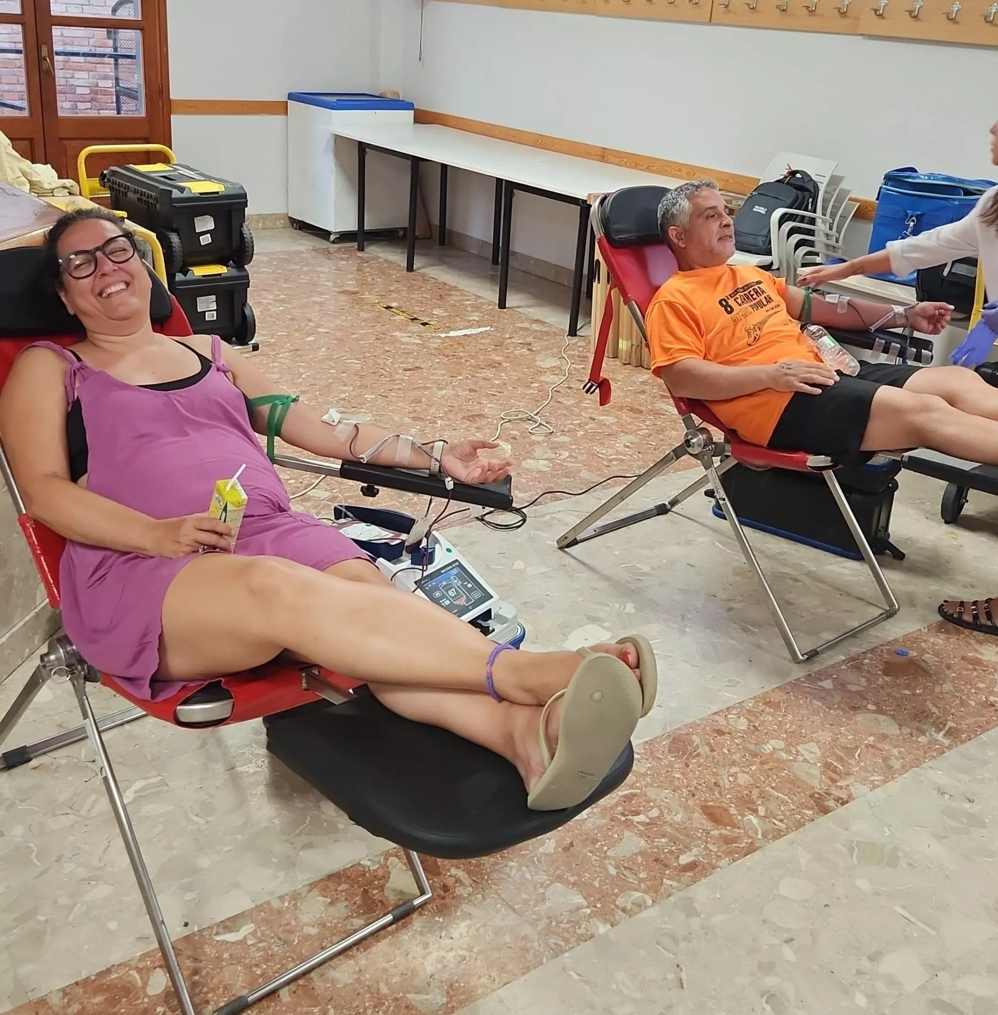 Donación de sangre en San Esteban de Litera