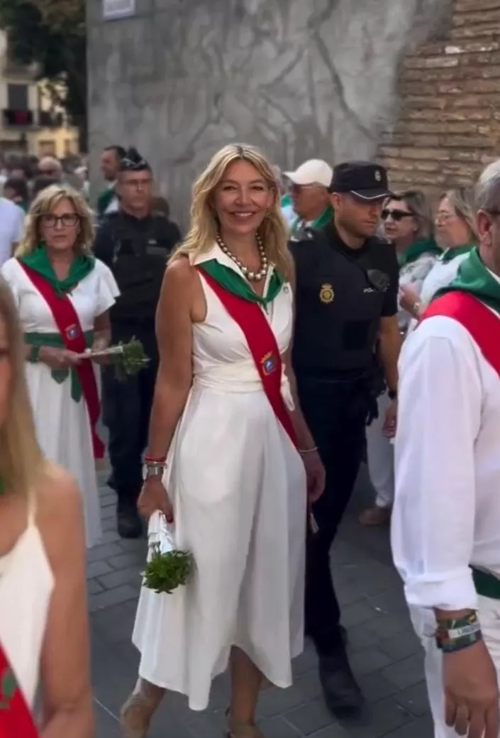 Procesión de San Lorenzo por las calles de Huesca.