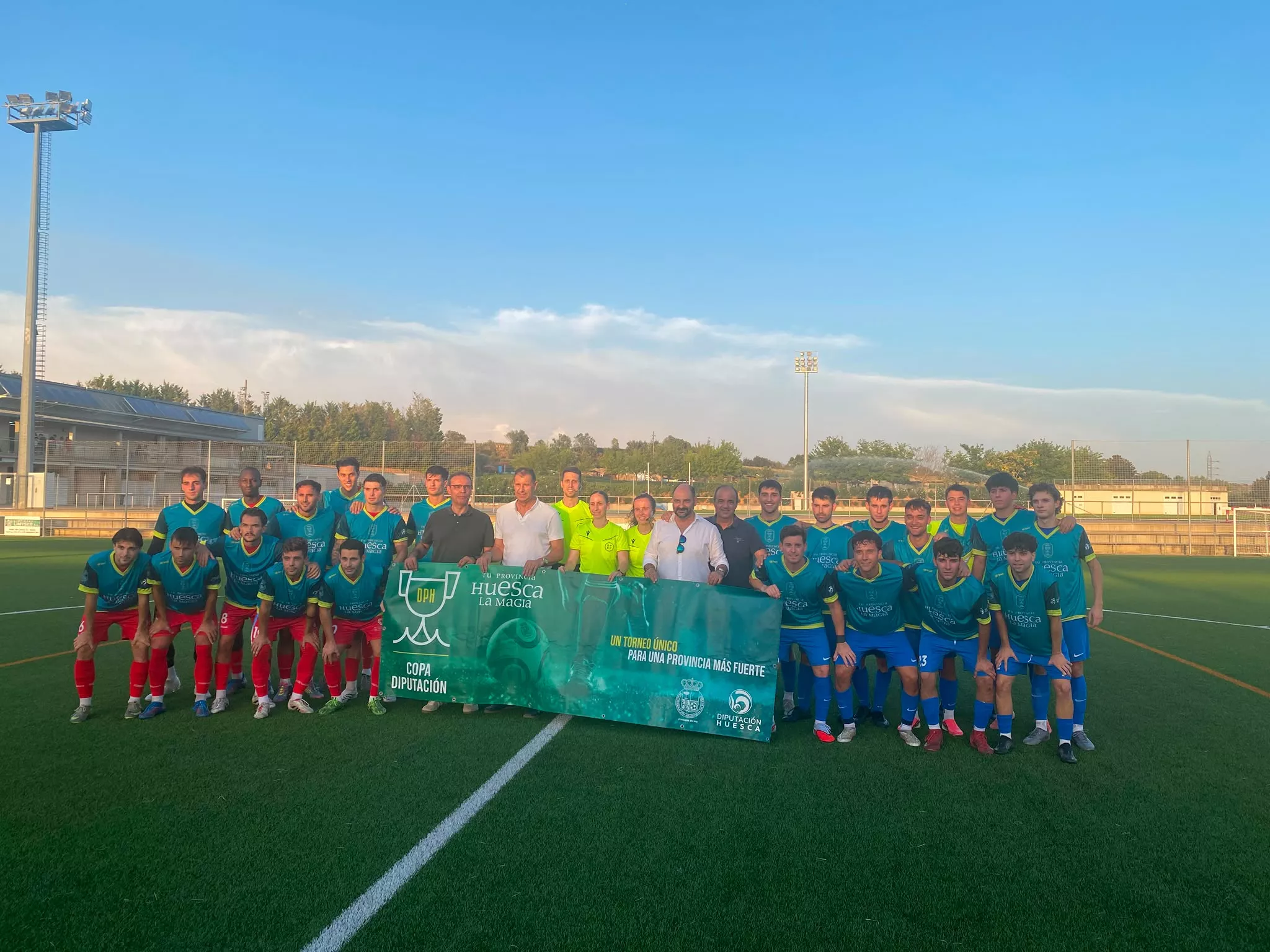 El Binéfar, muy superior, elimina a la Peña Ferranca en la Copa Diputación (0-6)