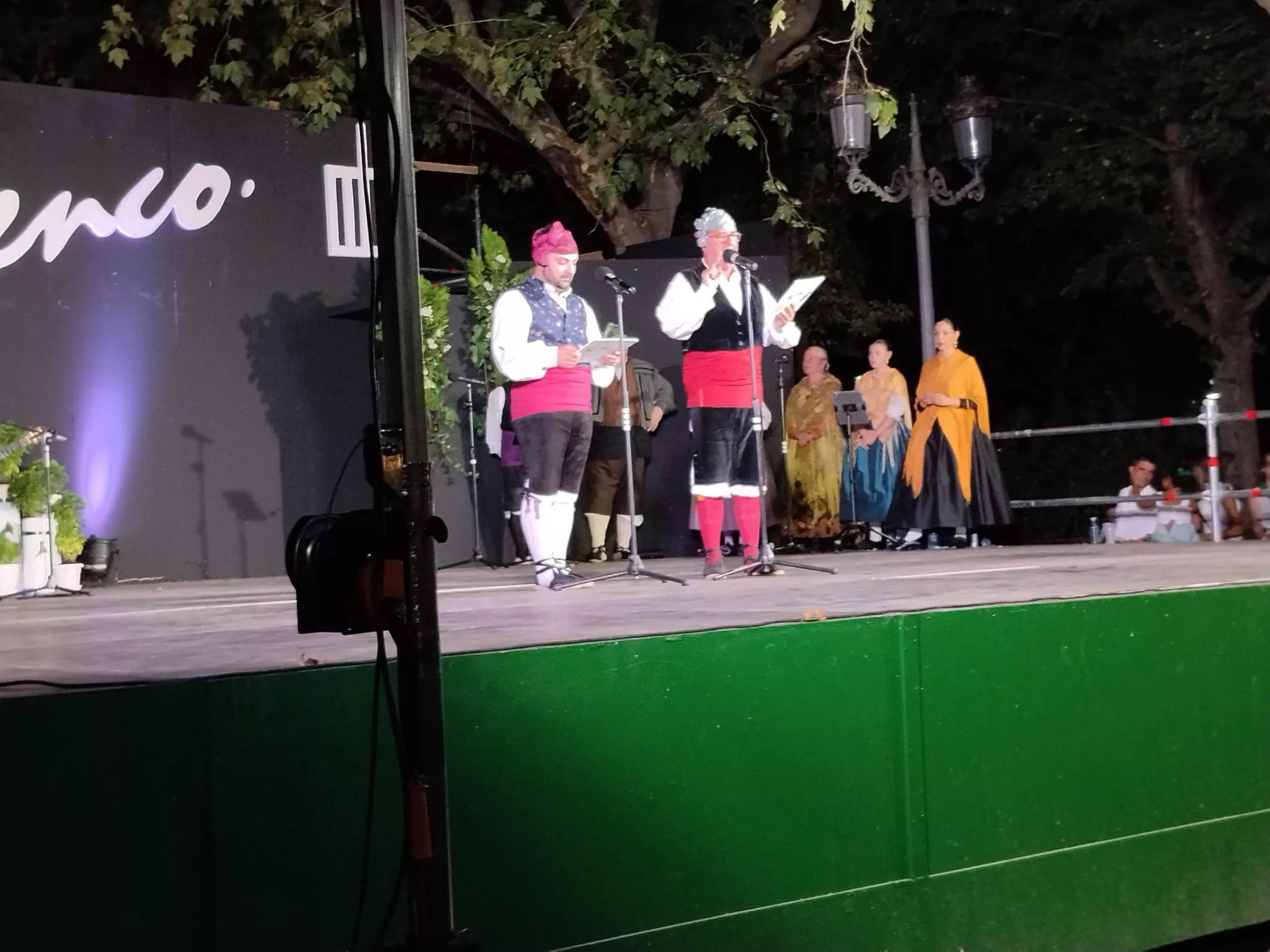Elenco Aragonés en el Parque Miguel Servet por San Lorenzo