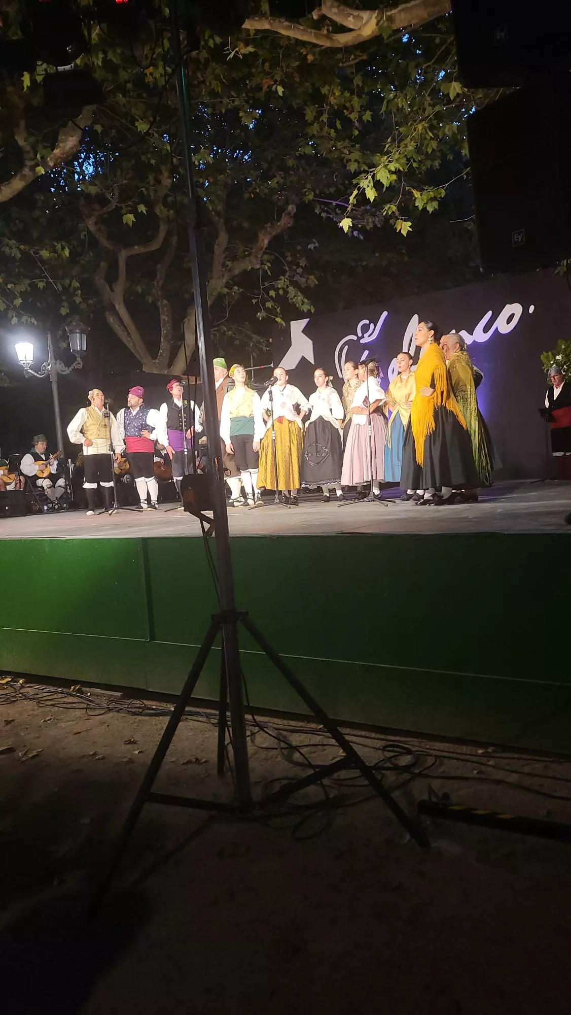 Elenco Aragonés en el Parque Miguel Servet por San Lorenzo