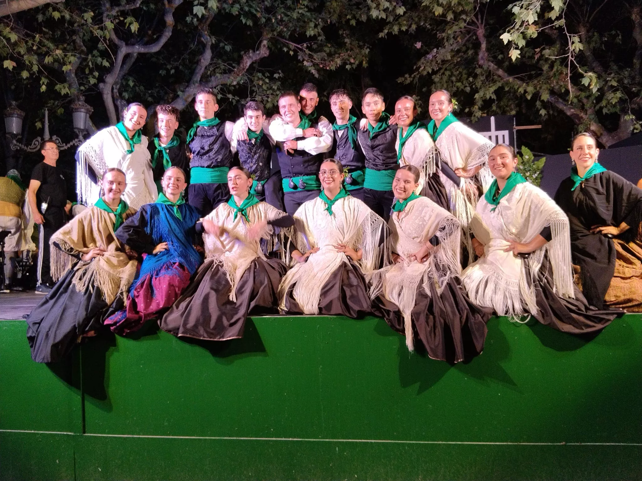 Elenco Aragonés en el Parque Miguel Servet por San Lorenzo