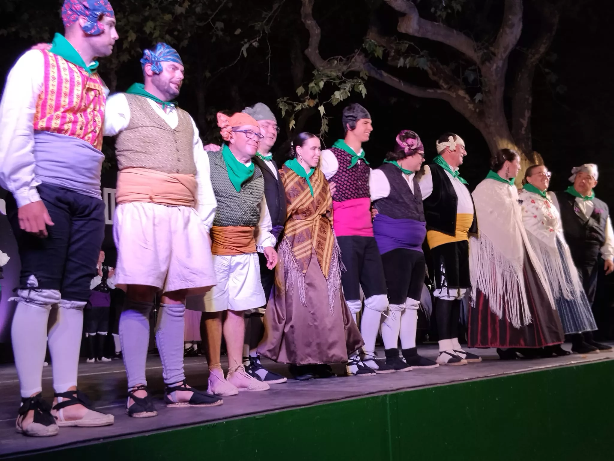 Elenco Aragonés en el Parque Miguel Servet por San Lorenzo