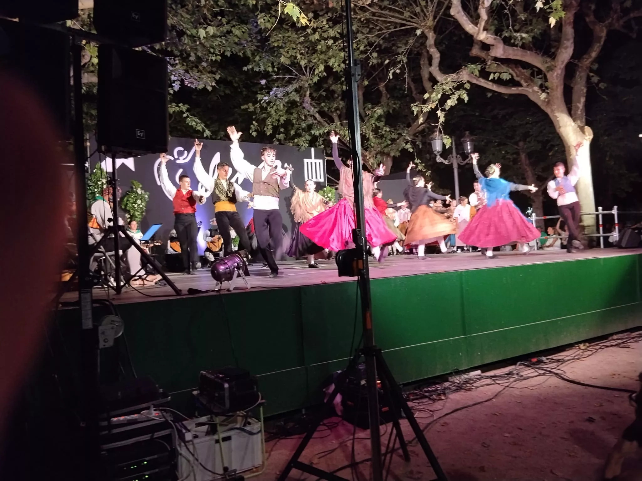 Elenco Aragonés en el Parque Miguel Servet por San Lorenzo