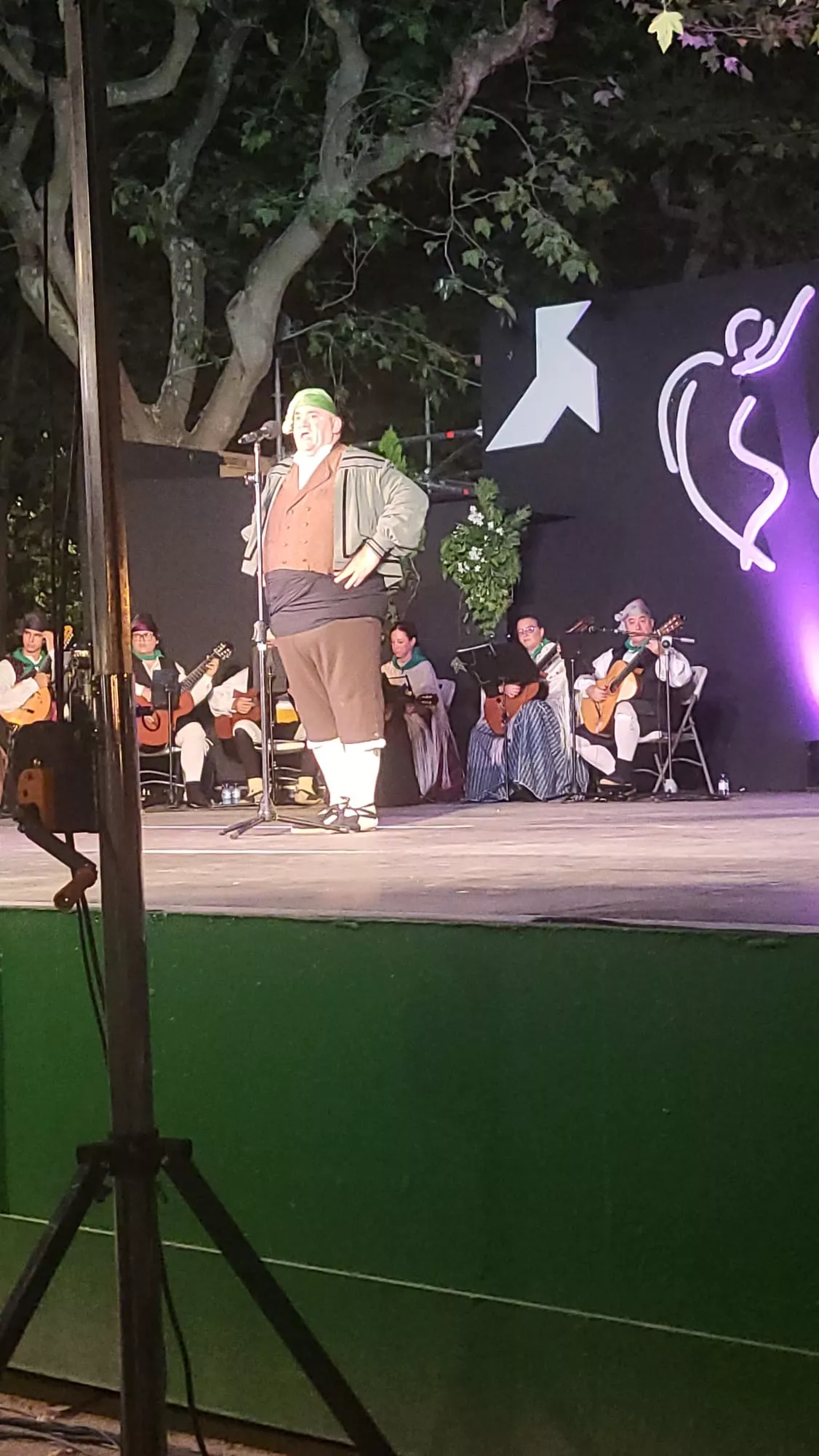 Elenco Aragonés en el Parque Miguel Servet por San Lorenzo