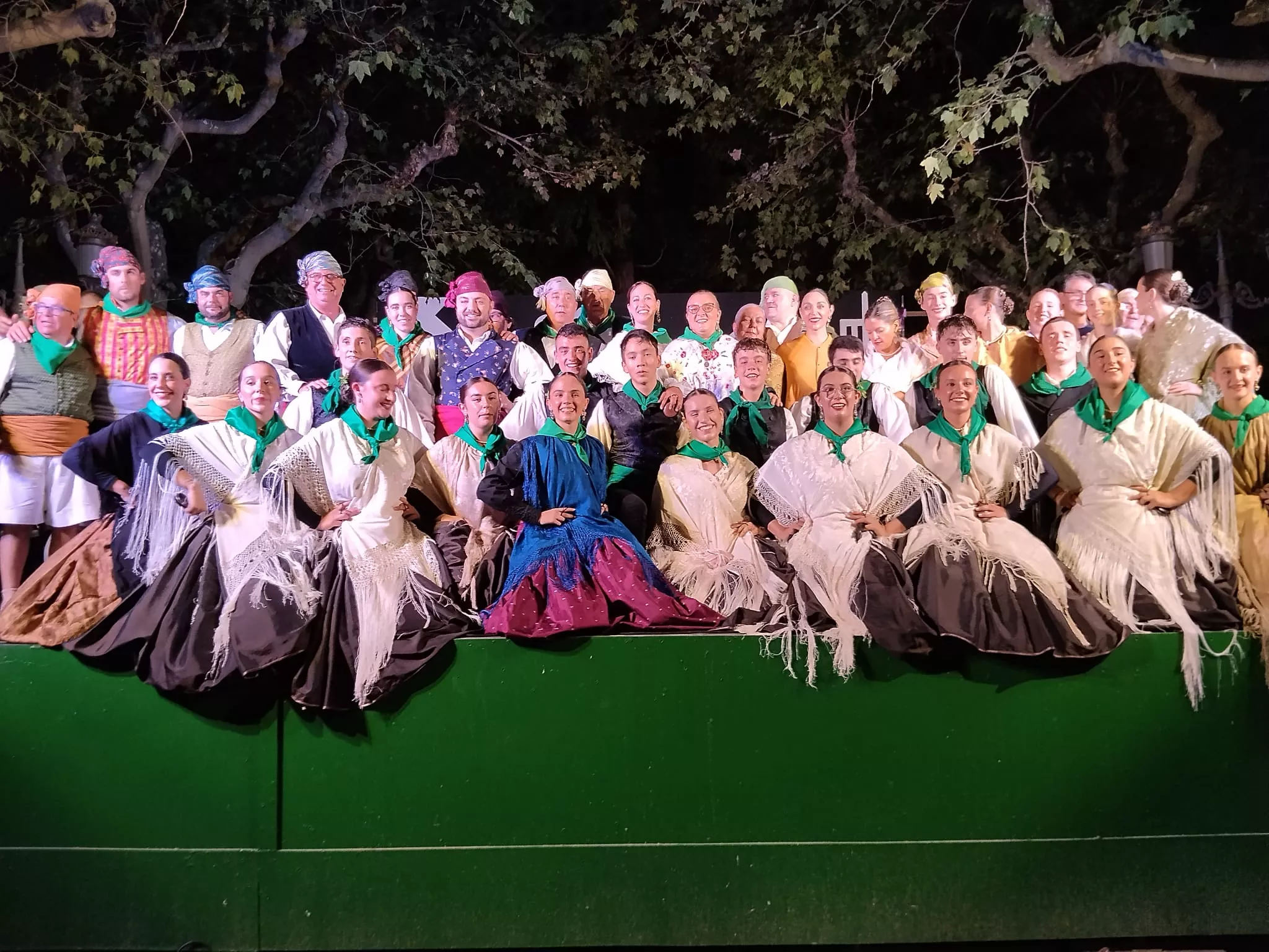 Elenco Aragonés en el Parque Miguel Servet por San Lorenzo