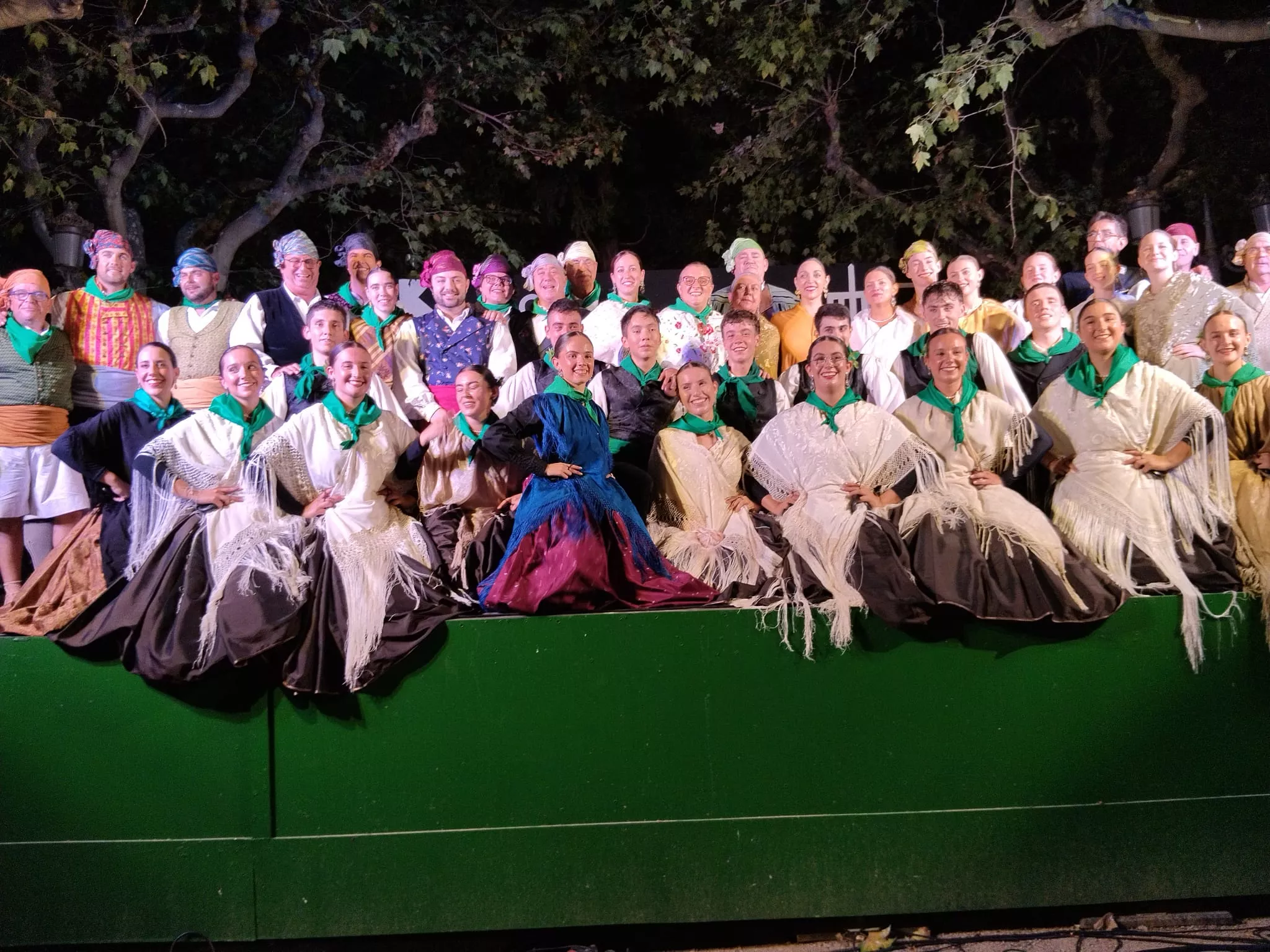 Elenco Aragonés en el Parque Miguel Servet por San Lorenzo