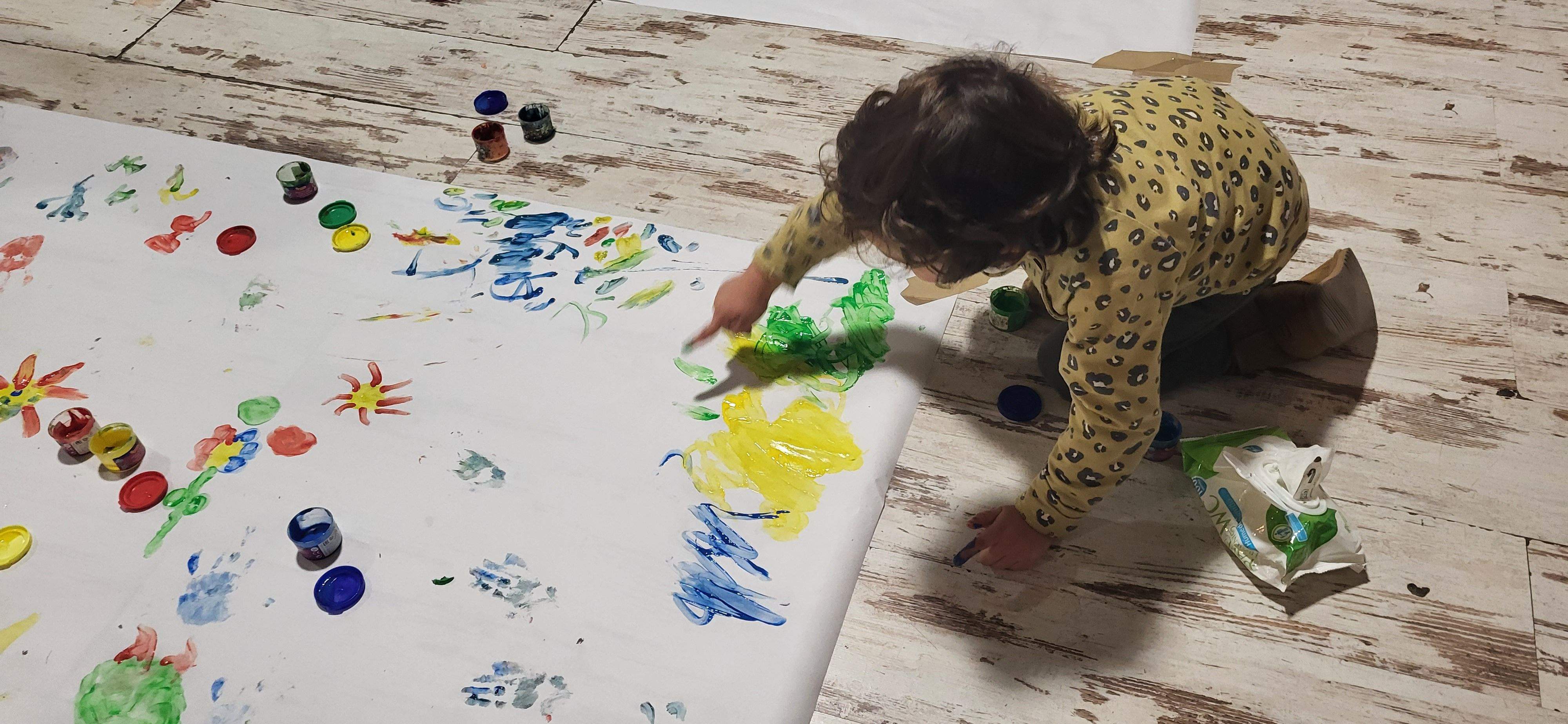 Pintando la música. Foto Myriam Martínez