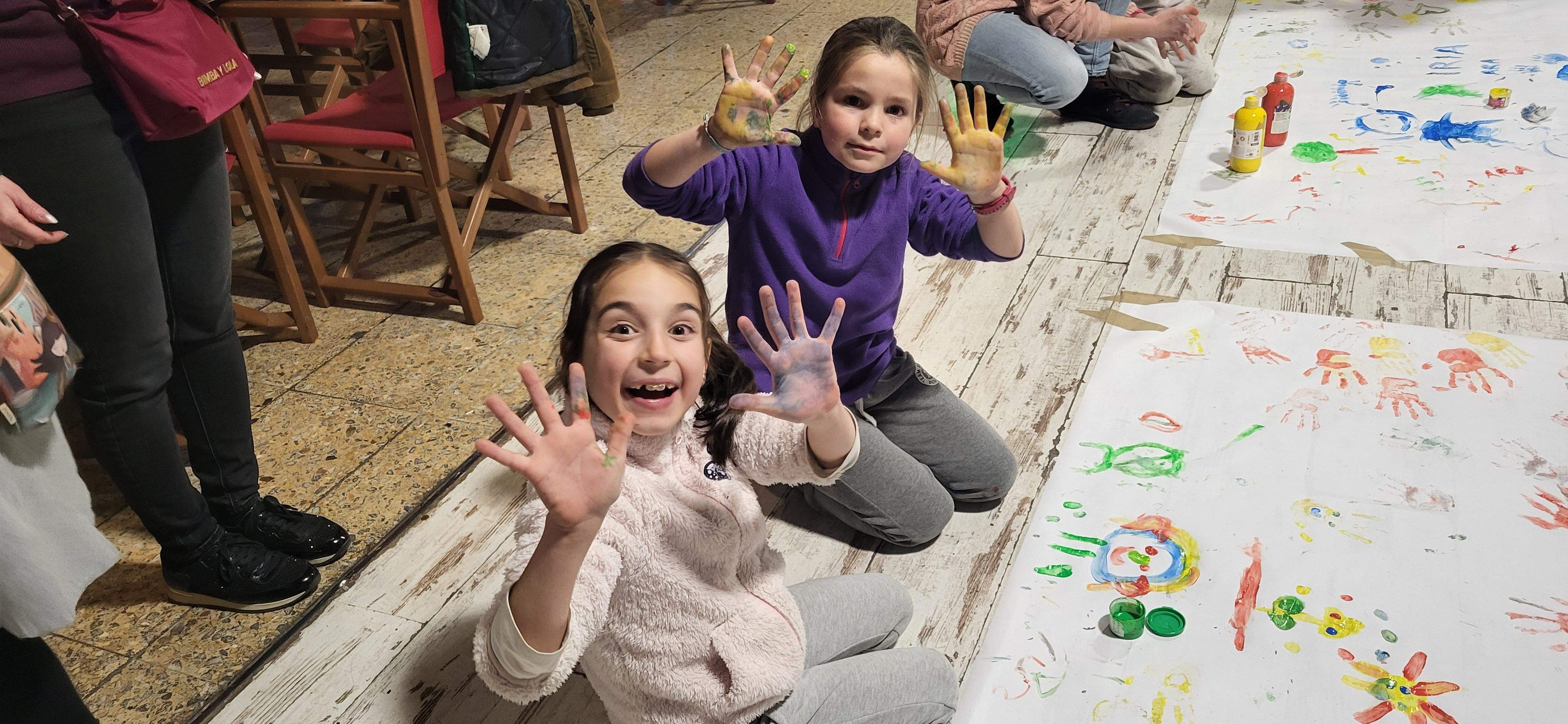 Pintando la música. Foto Myriam Martínez