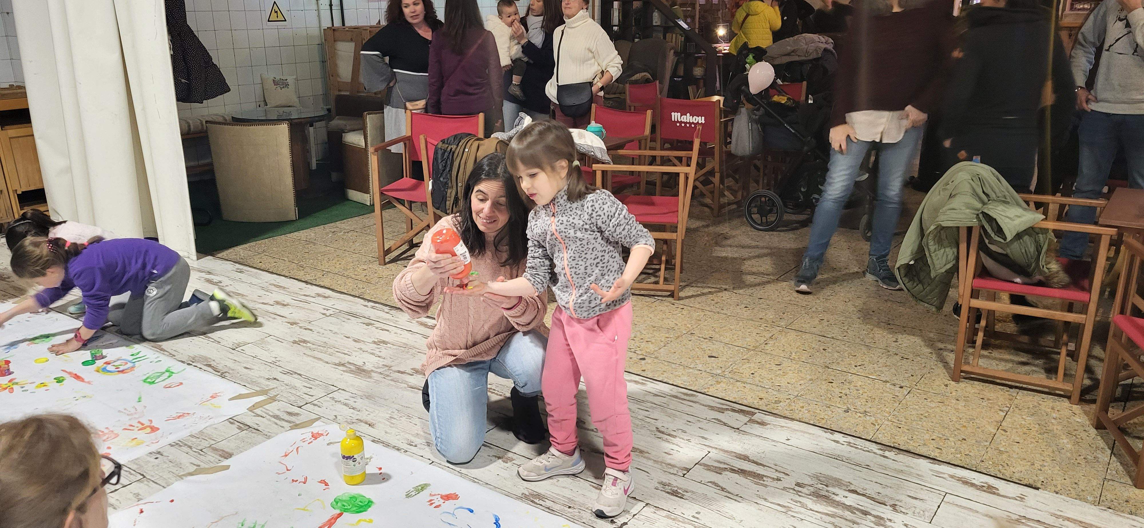 Pintando la música. Foto Myriam Martínez