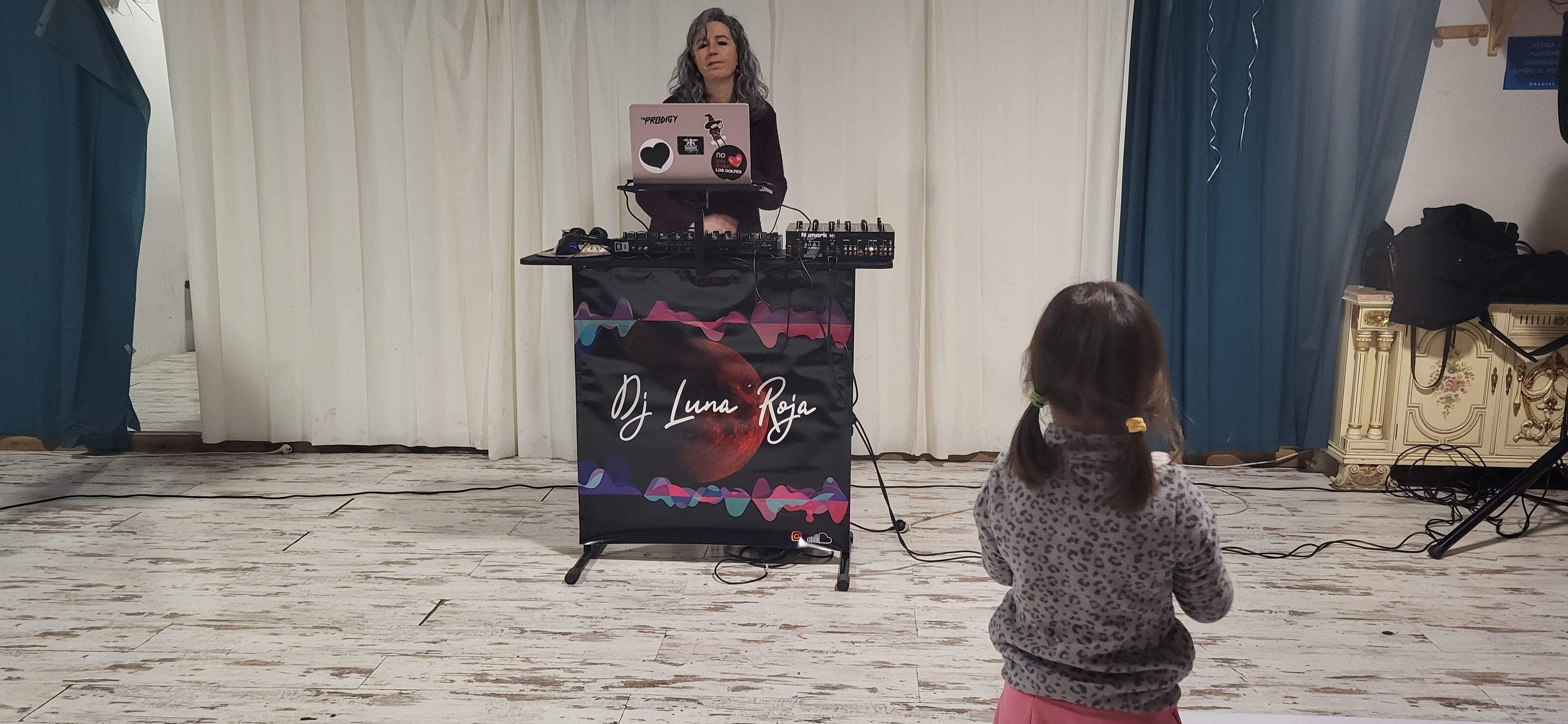 Pintando la música. Foto Myriam Martínez