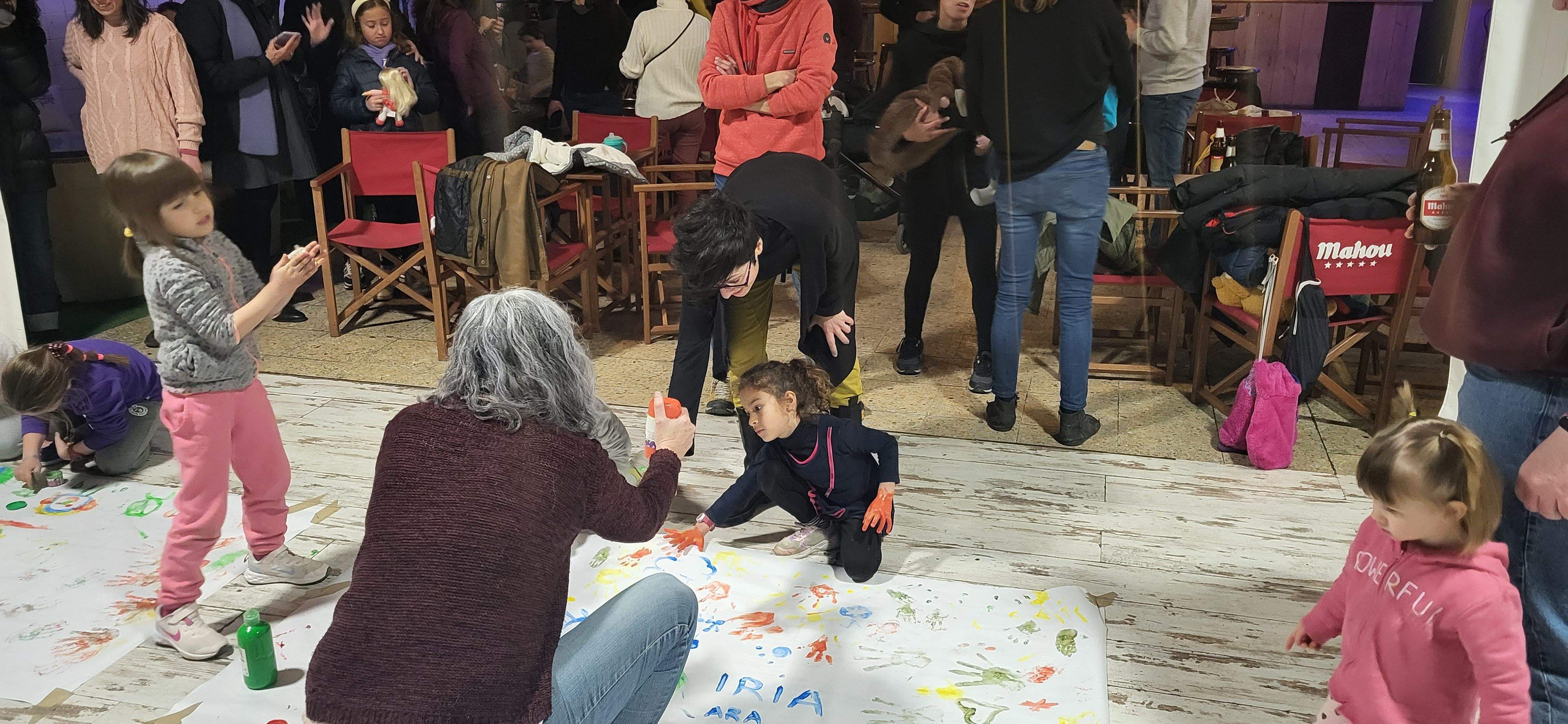 Pintando la música. Foto Myriam Martínez