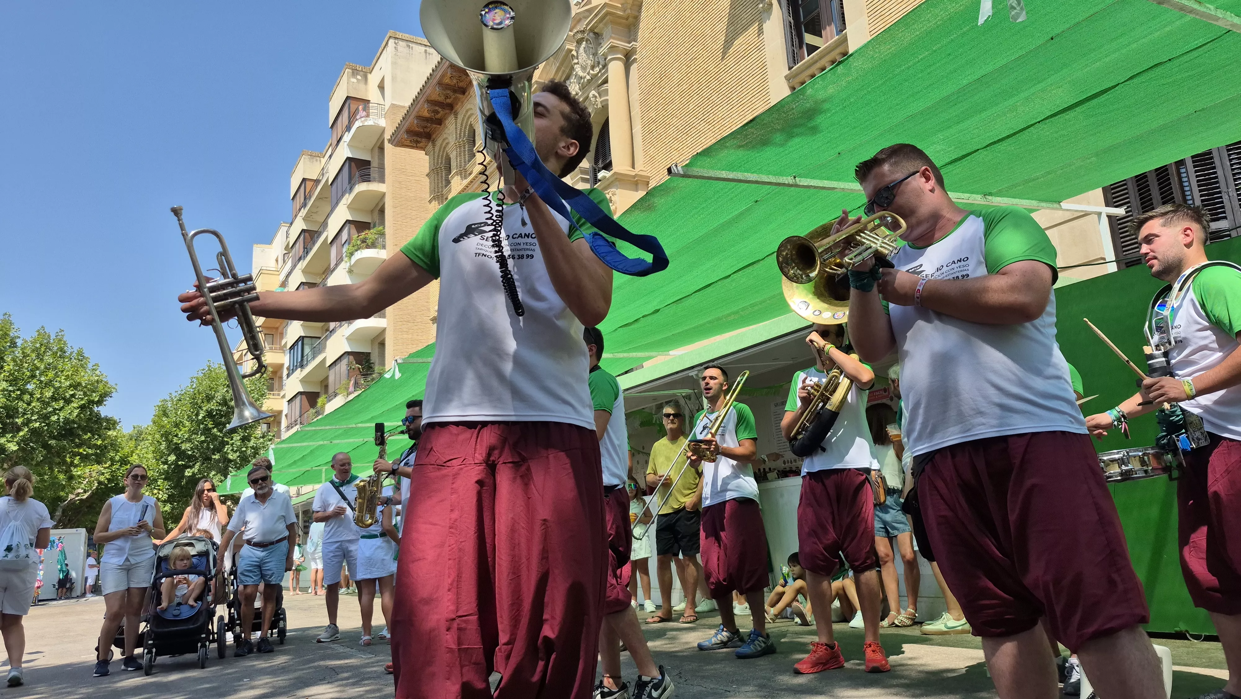 Charanga Os Mozés de Jaca. Foto Myriam Martínez 