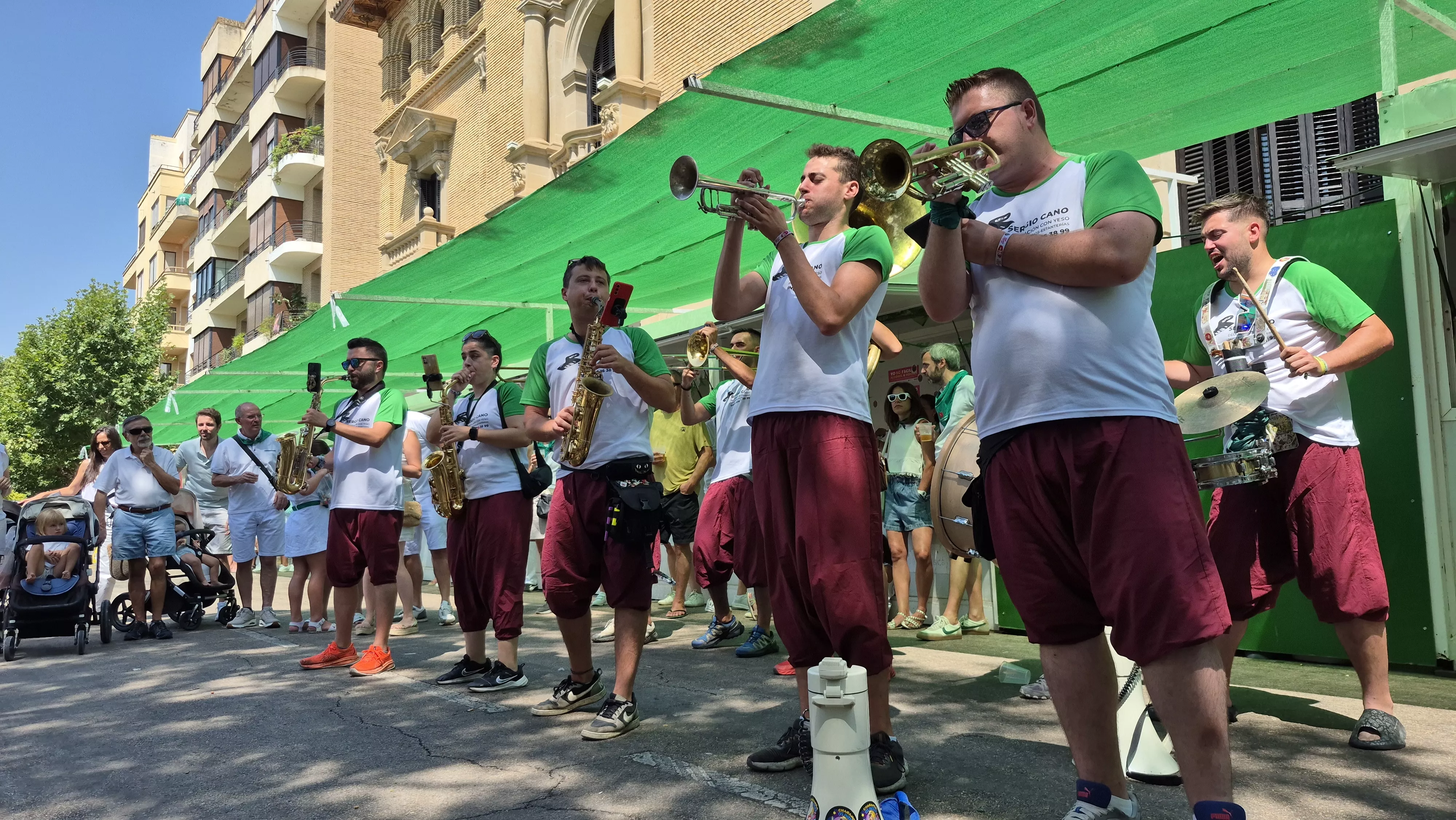 Charanga Os Mozés de Jaca. Foto Myriam Martínez 