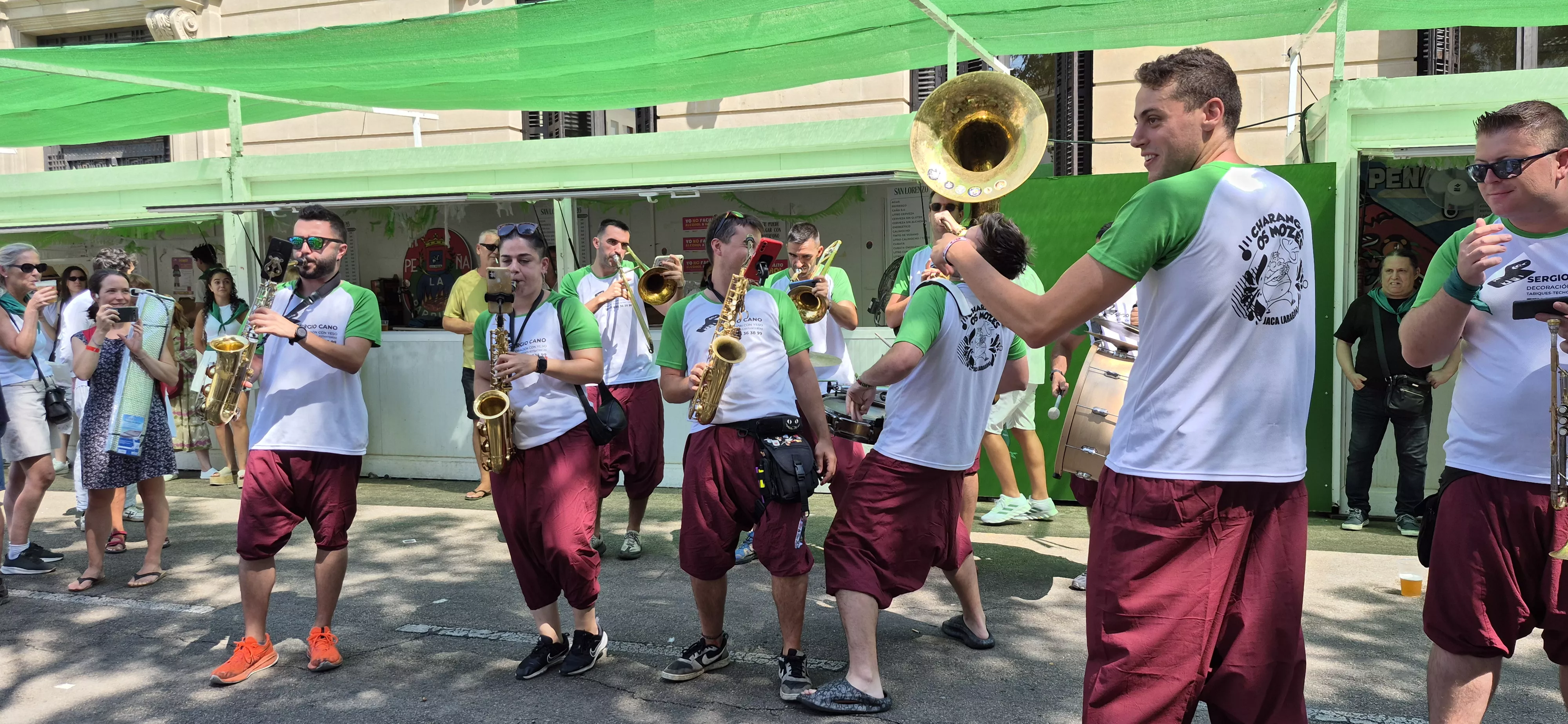 Charanga Os Mozés de Jaca. Foto Myriam Martínez 