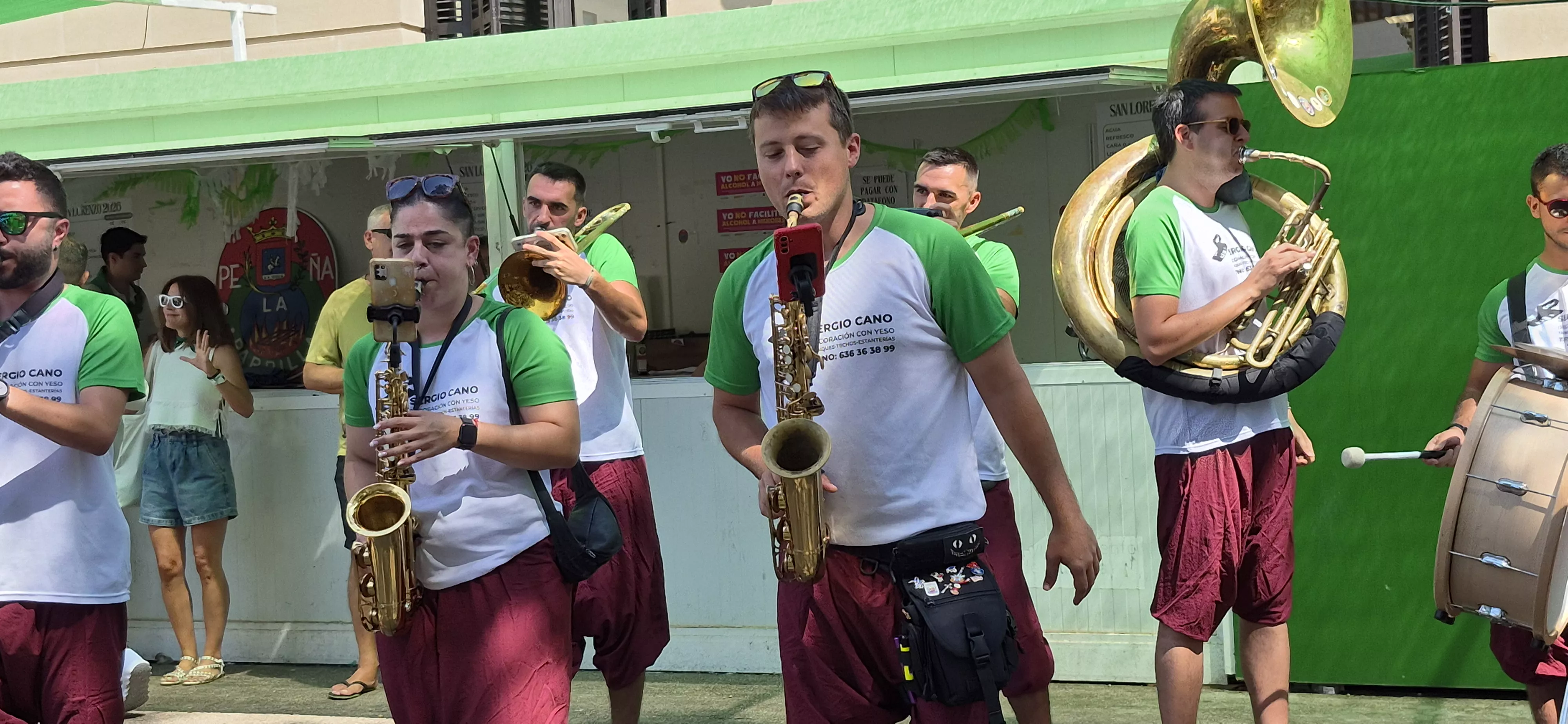 Charanga Os Mozés de Jaca. Foto Myriam Martíne