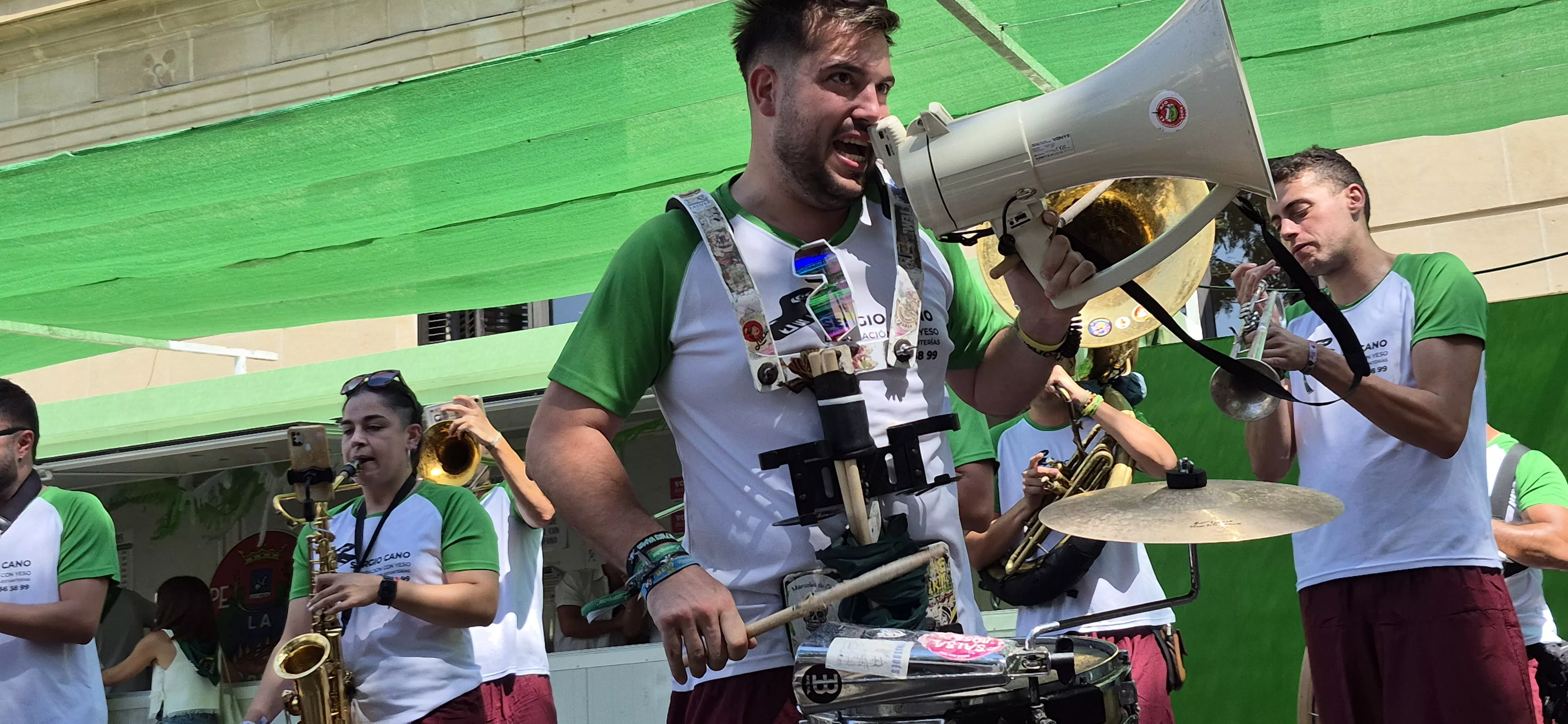 Charanga Os Mozés de Jaca. Foto Myriam Martínez