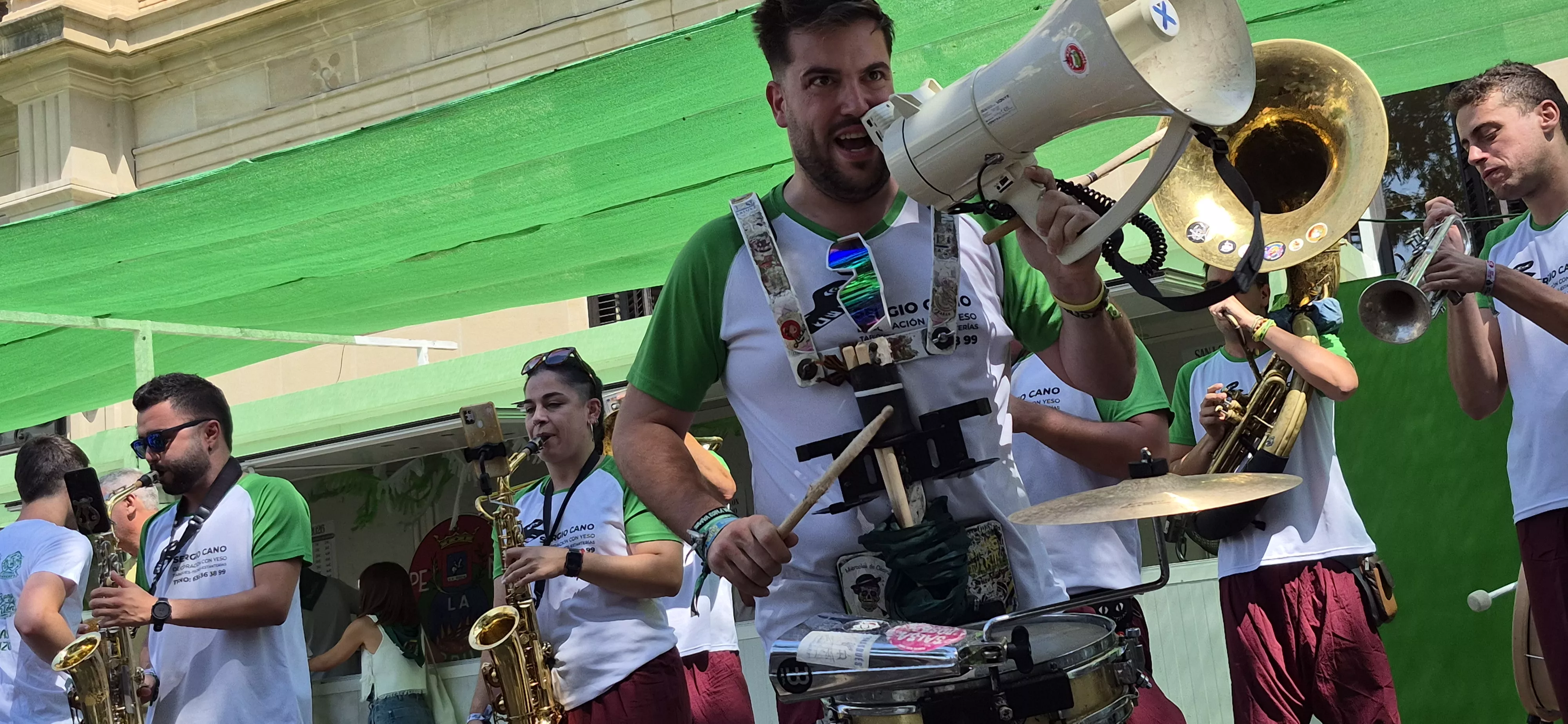 Charanga Os Mozés de Jaca. Foto Myriam Martínez 