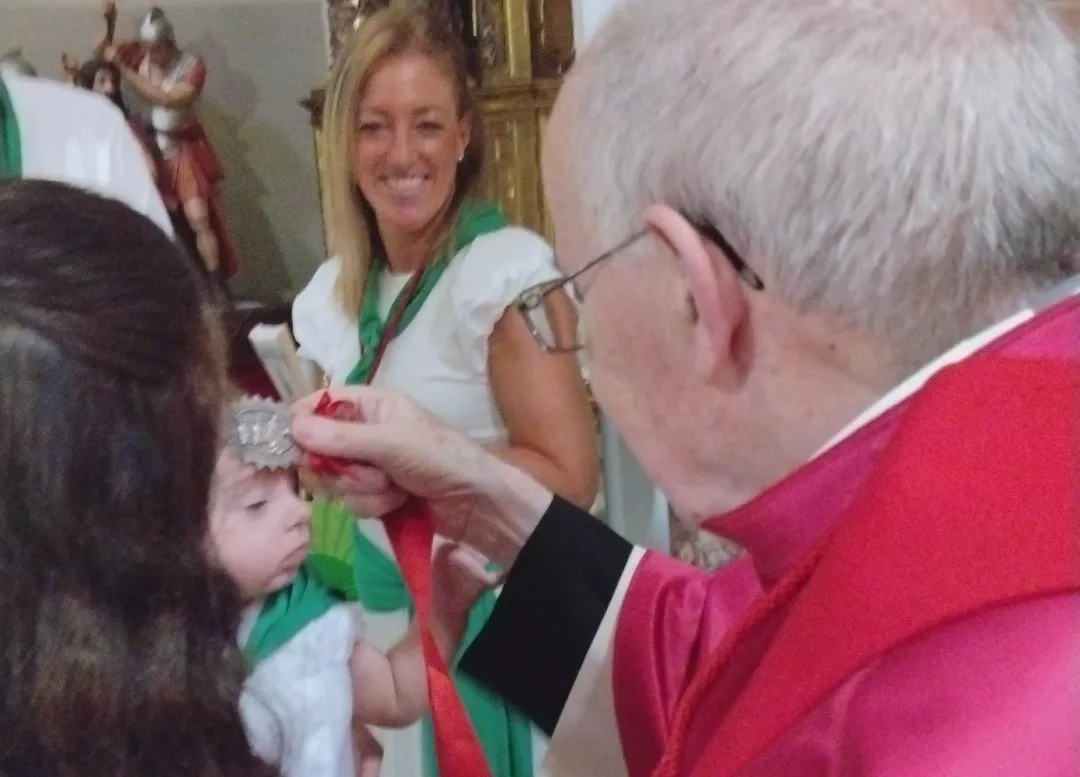 Bendición de San Lorenzo por don Nicolás López Congosto